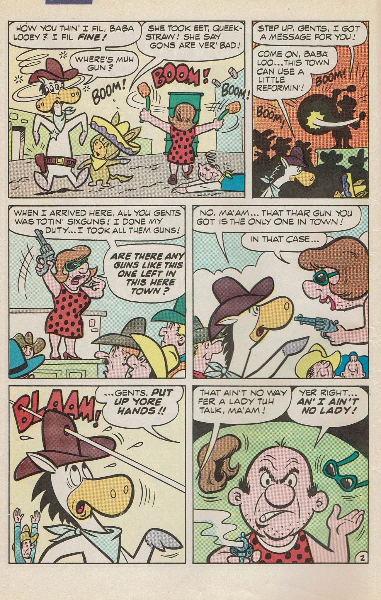 Read online Huckleberry Hound / Quick Draw McGraw Giant Size Flip Book comic -  Issue # Full - 14