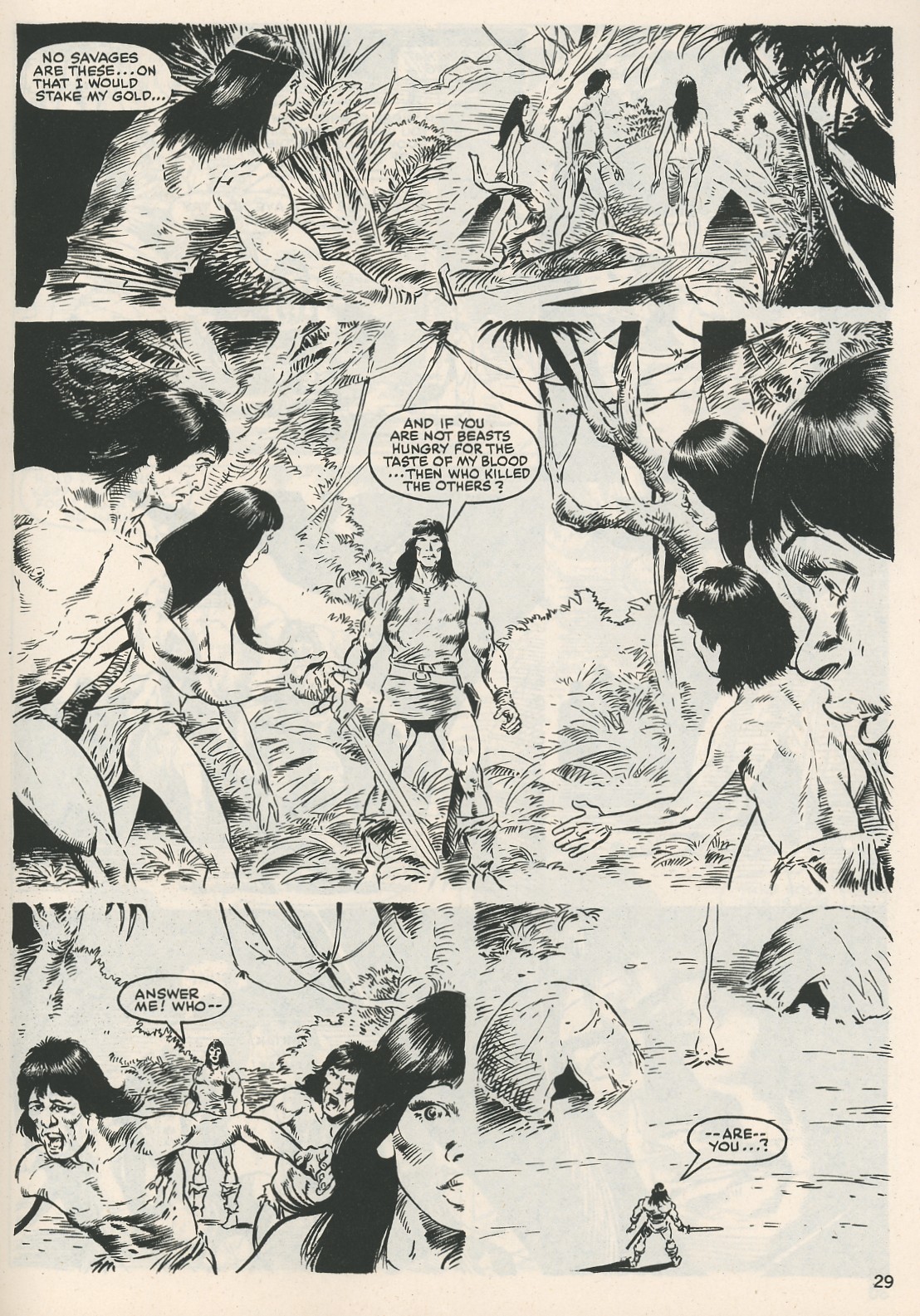 Read online The Savage Sword Of Conan comic -  Issue #115 - 29