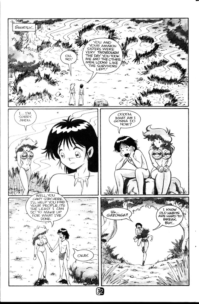 Read online Amazon Gazonga: Bad Girls Of The Jungle comic -  Issue # Full - 34