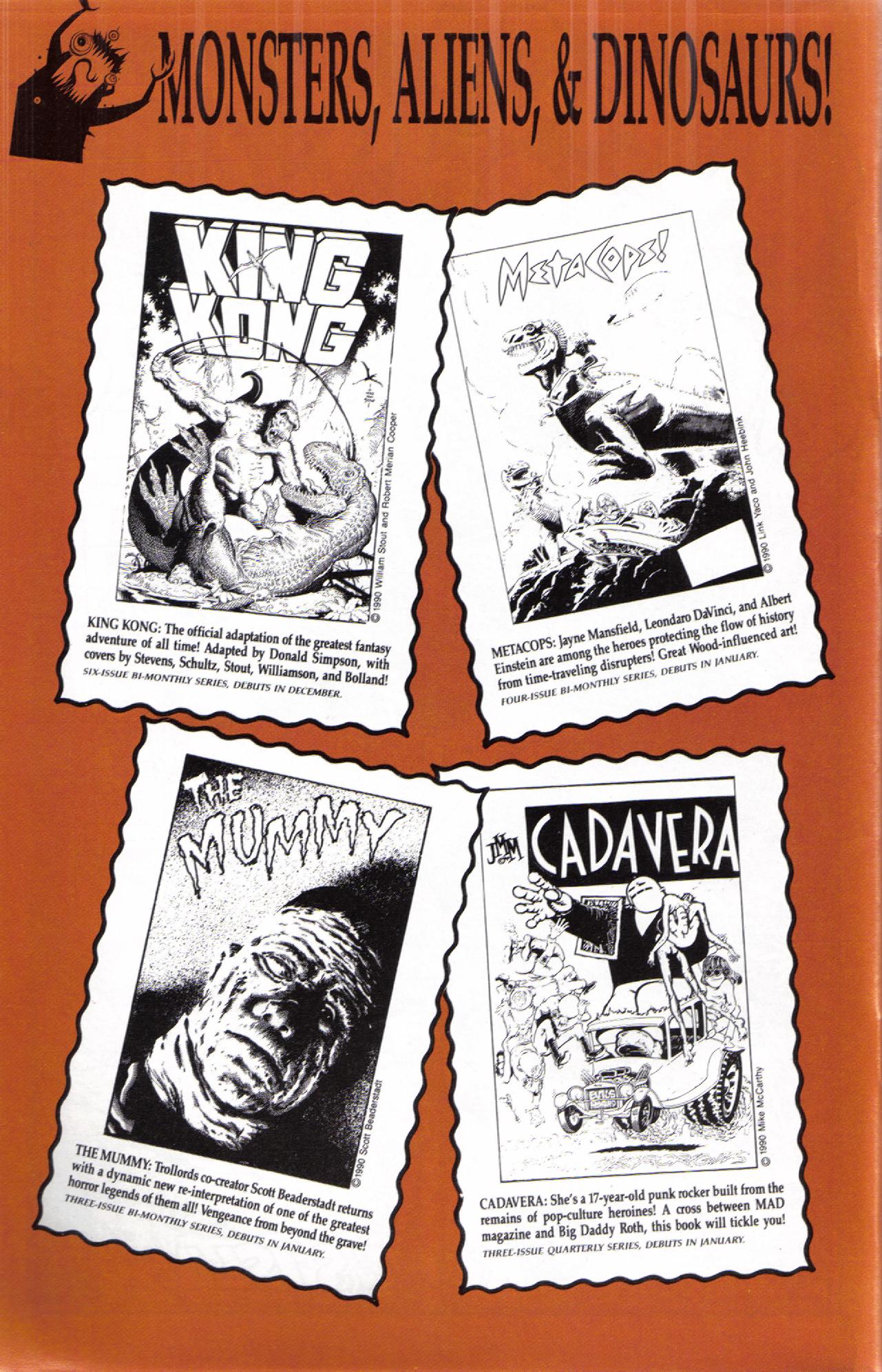 Read online King Kong (1991) comic -  Issue #1 - 37