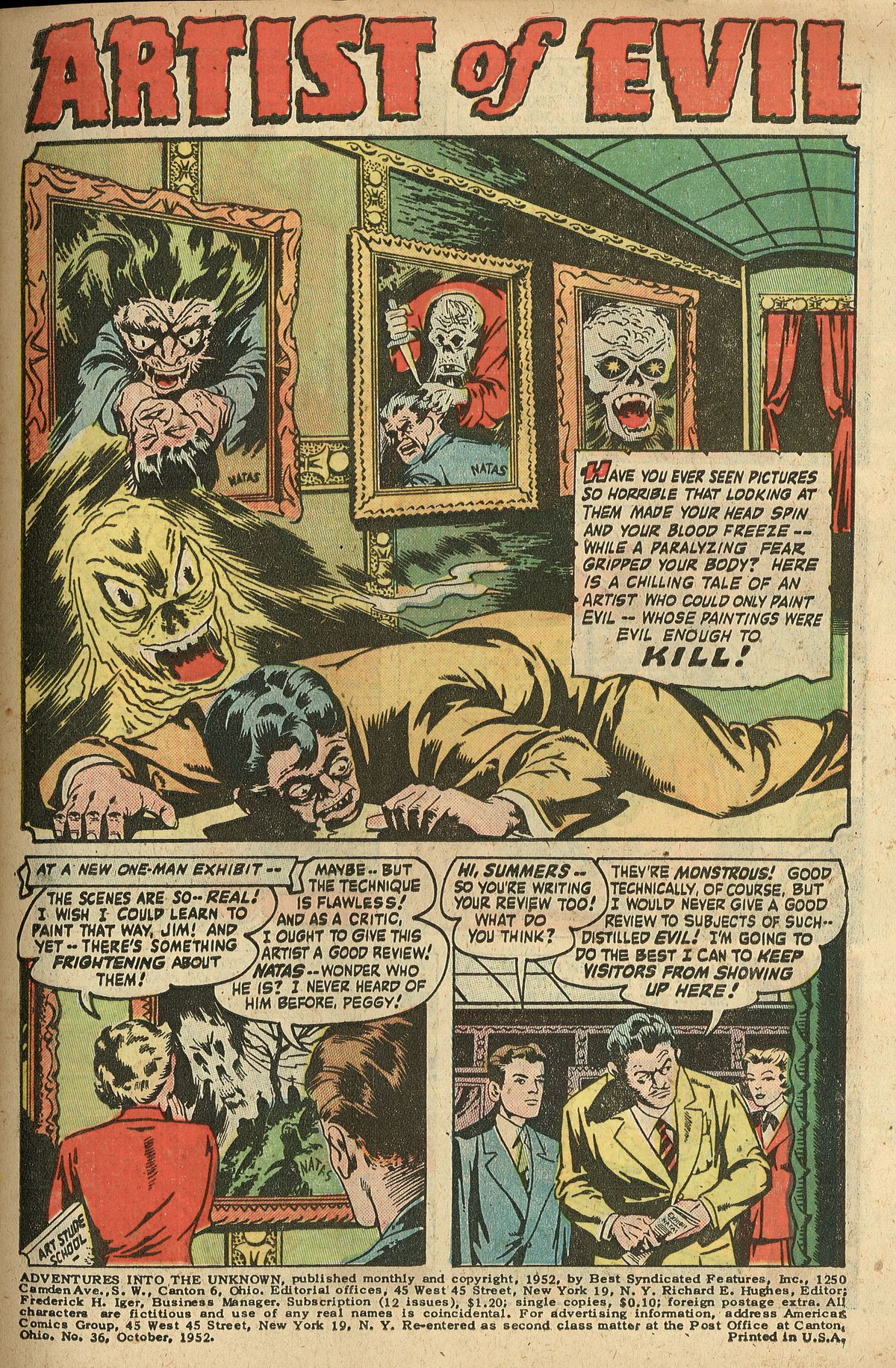Read online Adventures Into The Unknown comic -  Issue #36 - 3