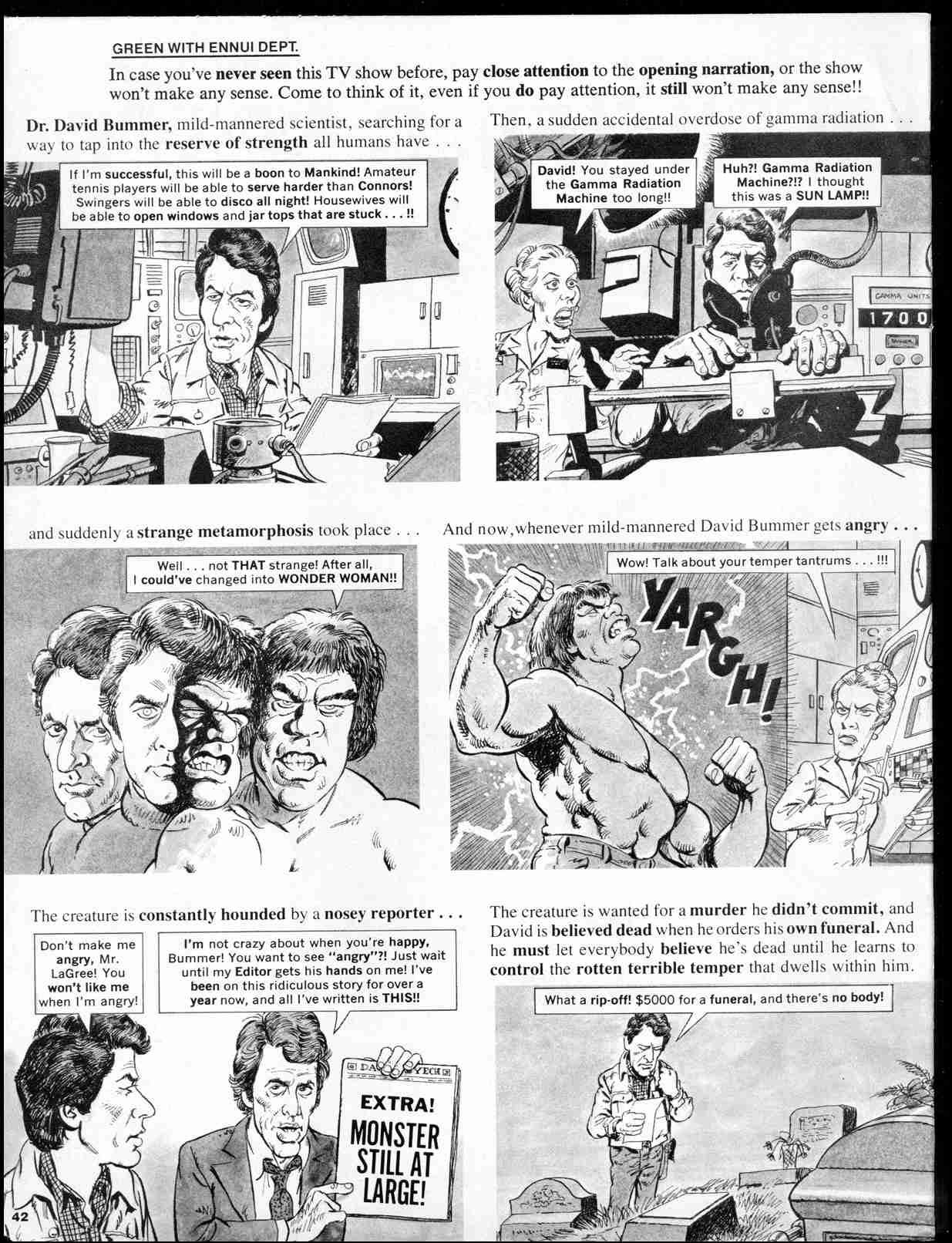 Read online MAD comic -  Issue #204 - 44