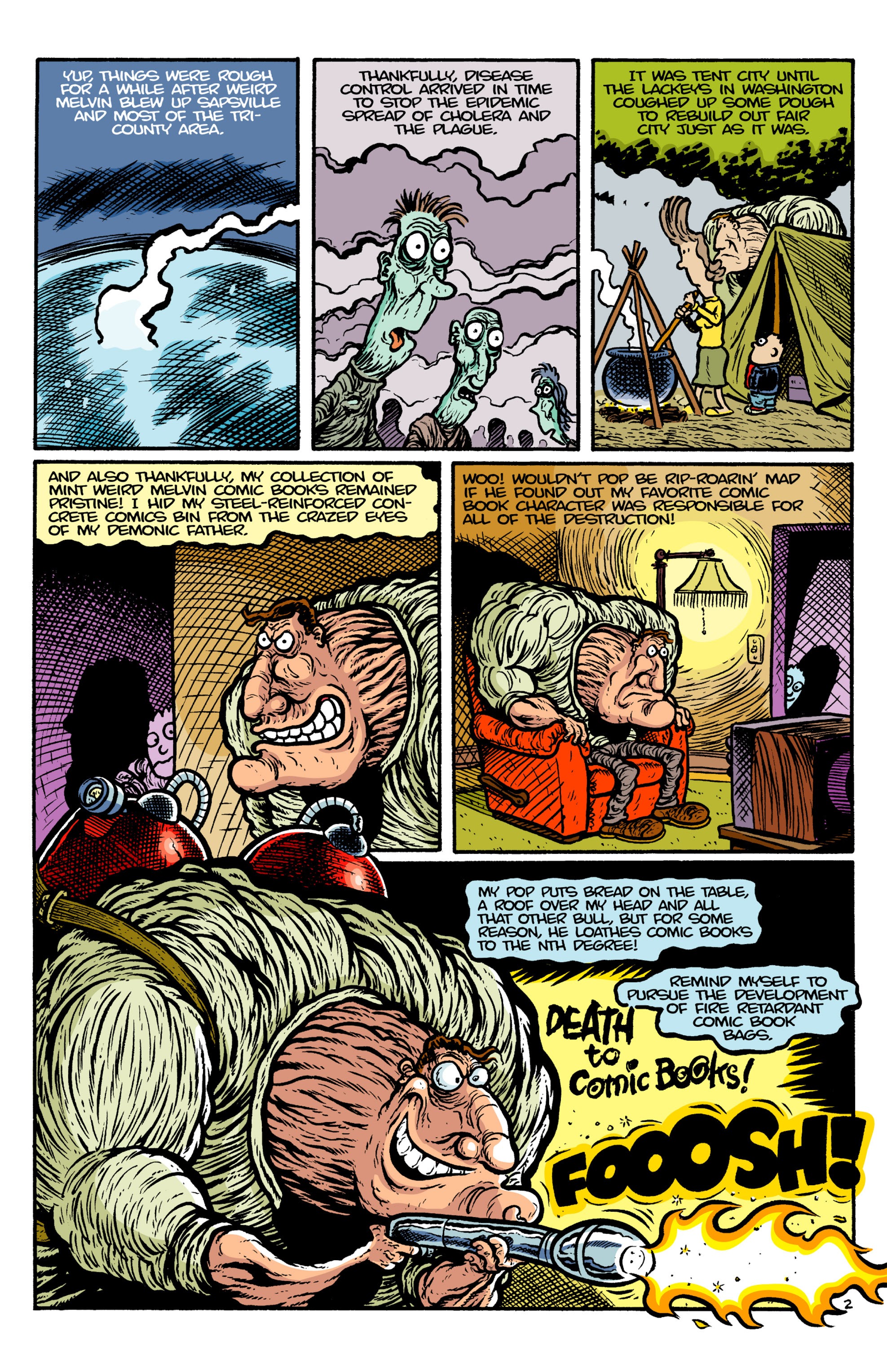 Read online Weird Melvin comic -  Issue #2 - 4