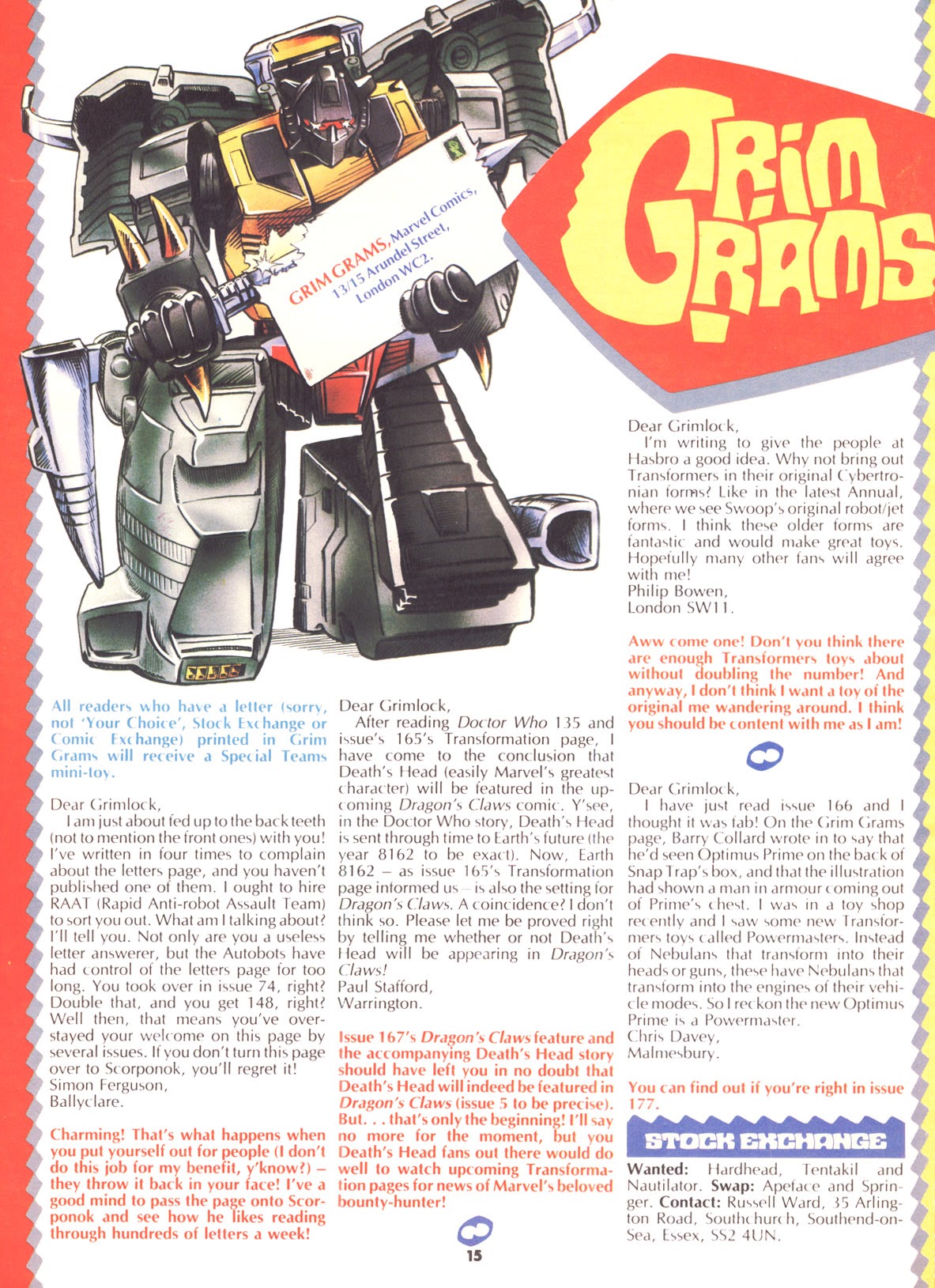 Read online The Transformers (UK) comic -  Issue #174 - 14