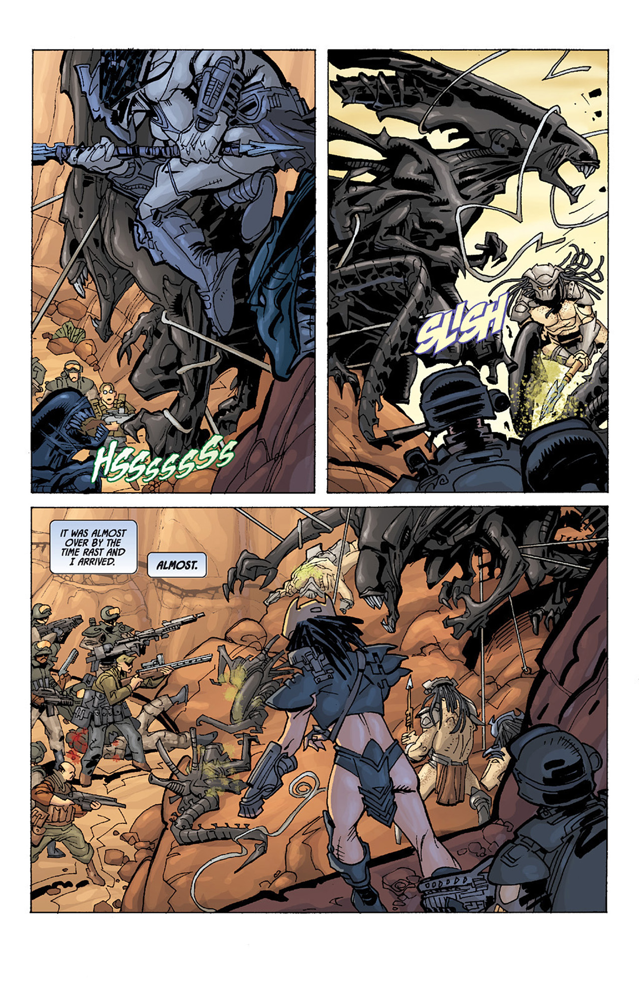 Read online Aliens vs. Predator: Three World War comic -  Issue #3 - 17
