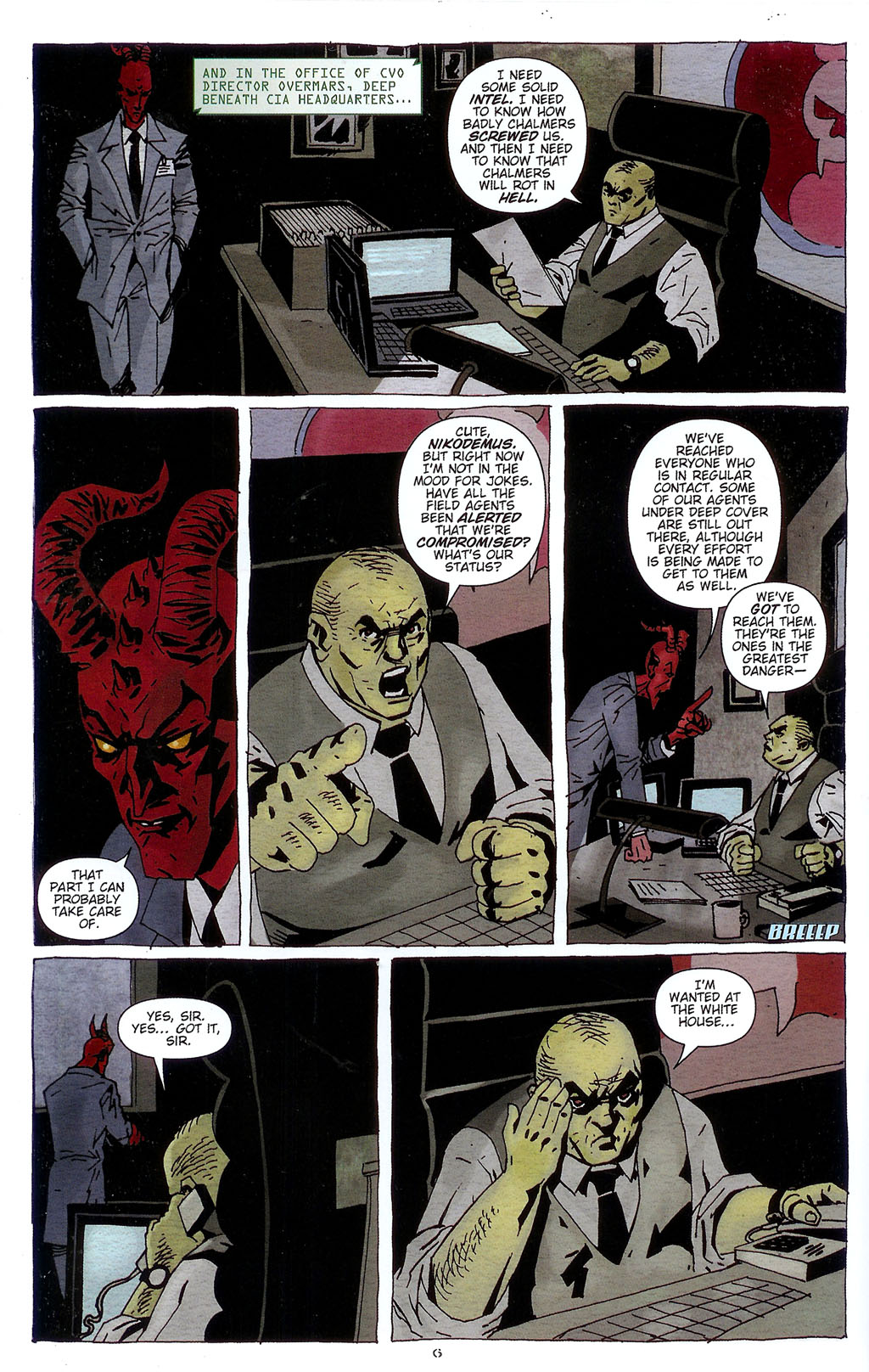 Read online CVO: Covert Vampiric Operations - Rogue State comic -  Issue #1 - 7