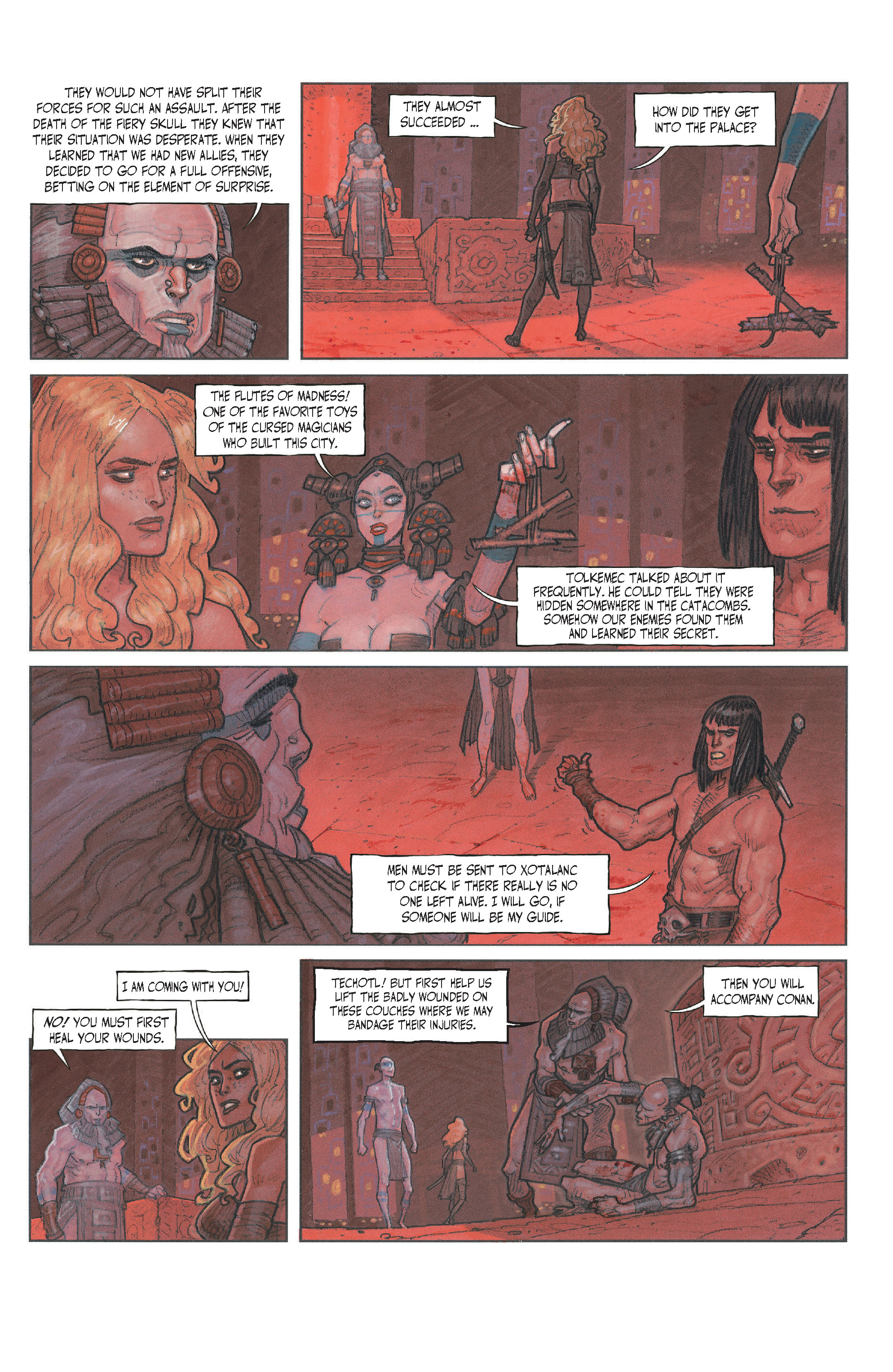 Read online The Cimmerian: Red Nails comic -  Issue #2 - 18