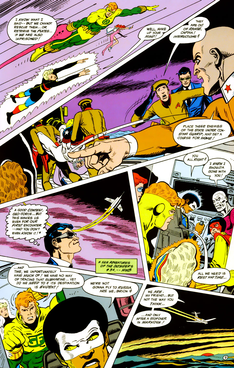 Read online Adventures of the Outsiders comic -  Issue #42 - 10