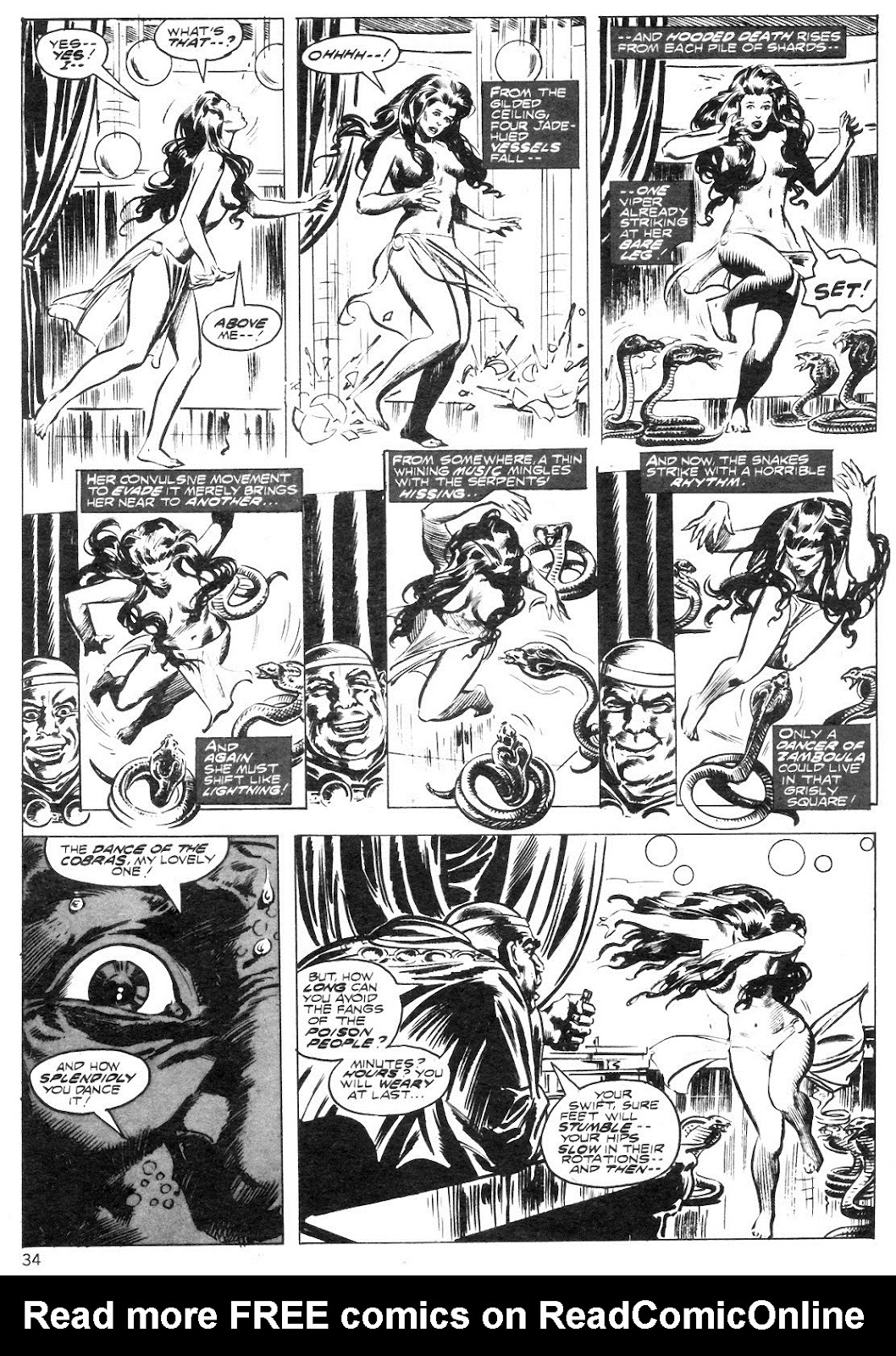The Savage Sword Of Conan issue 14 - Page 34