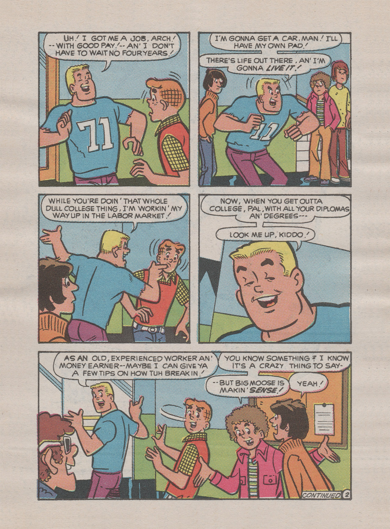 Read online Jughead with Archie Digest Magazine comic -  Issue #104 - 124