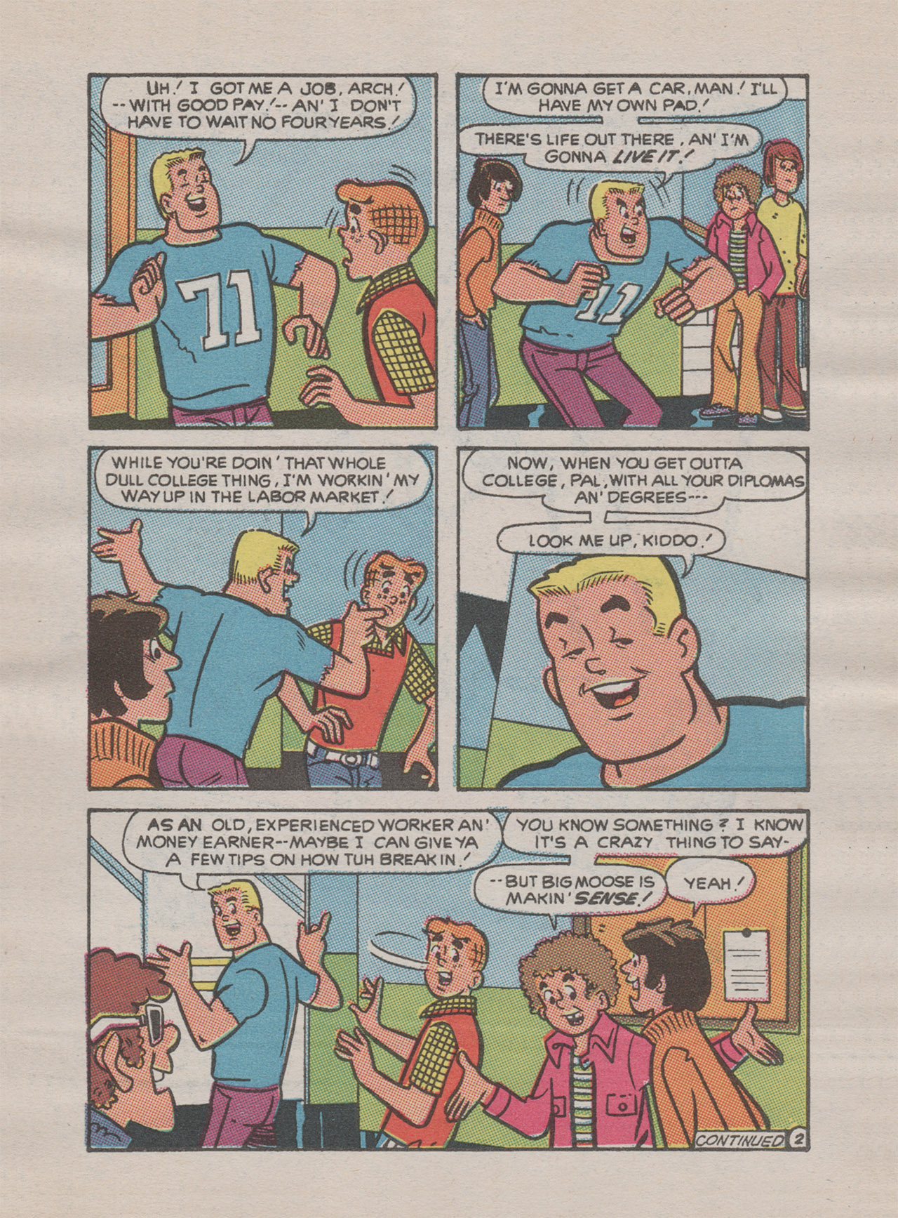 Read online Jughead with Archie Digest Magazine comic -  Issue #104 - 124