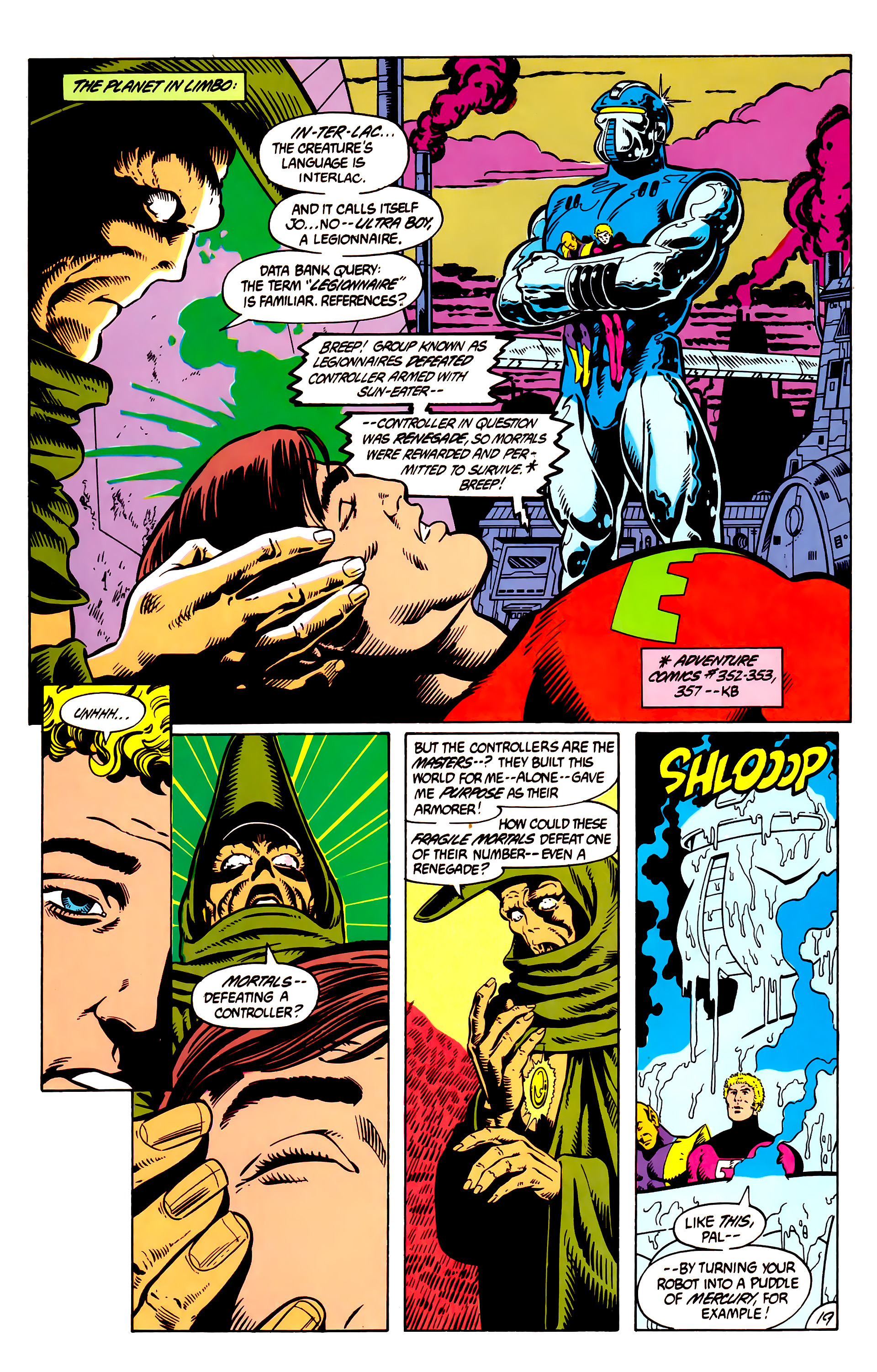 Read online Legion of Super-Heroes (1984) comic -  Issue #8 - 21