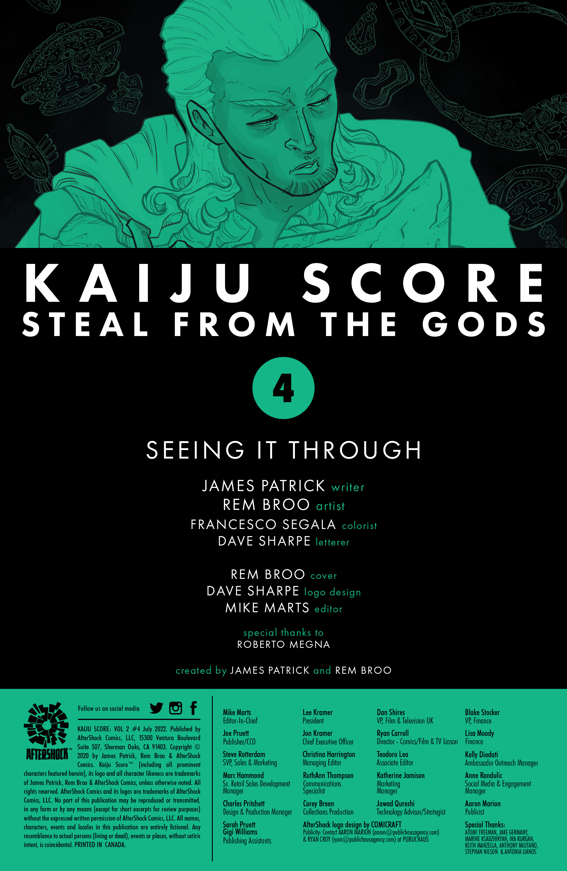 Read online Kaiju Score: Steal From the Gods comic -  Issue #4 - 2
