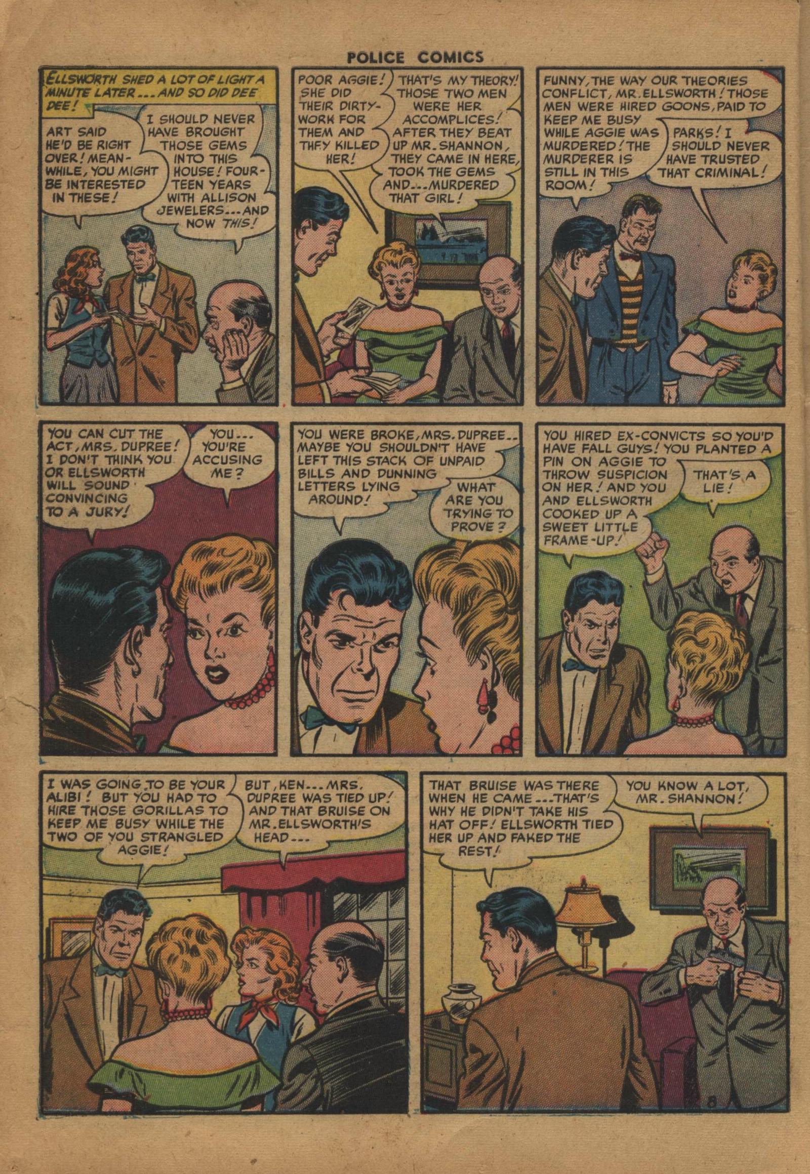 Read online Police Comics comic -  Issue #119 - 10