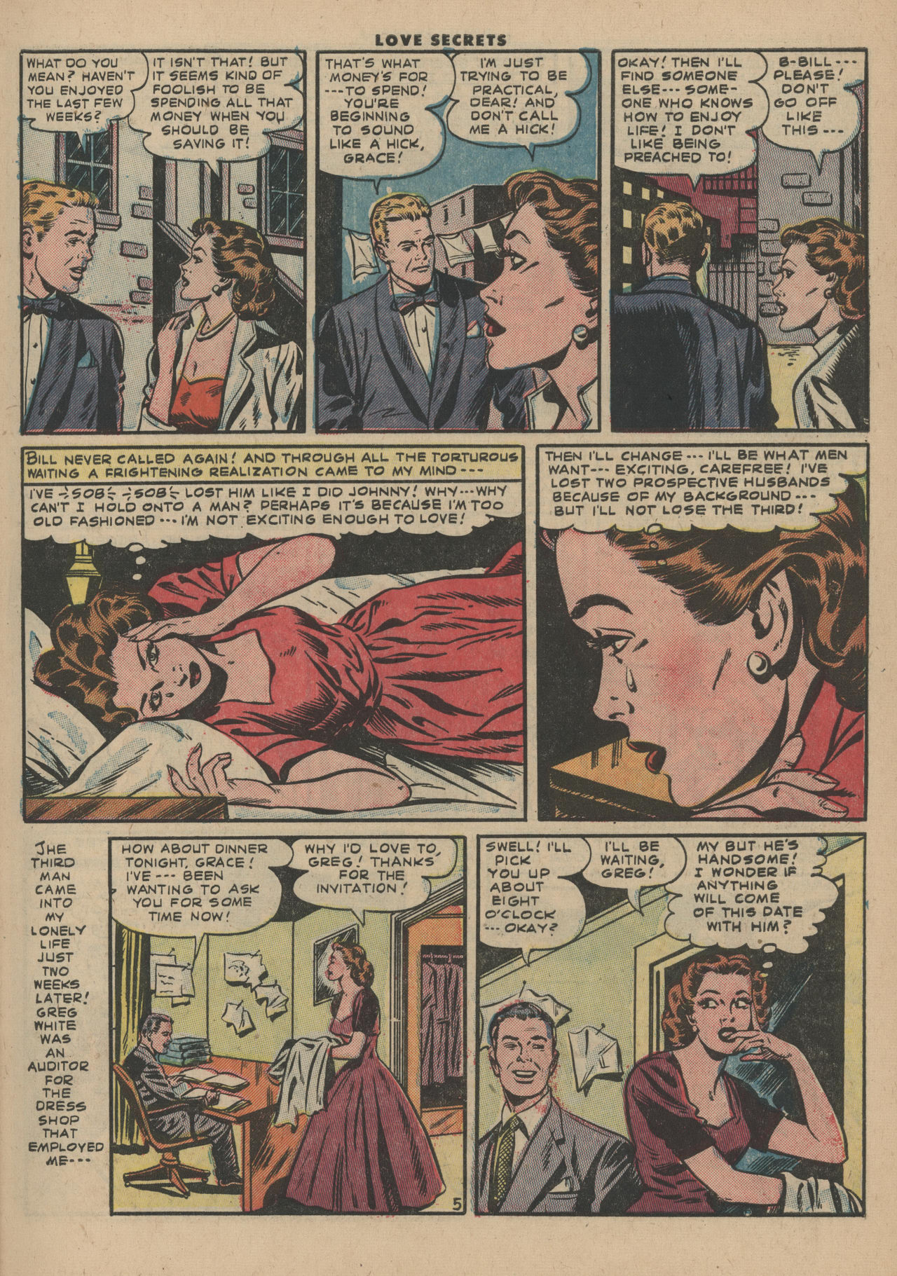 Read online Love Secrets (1953) comic -  Issue #36 - 7