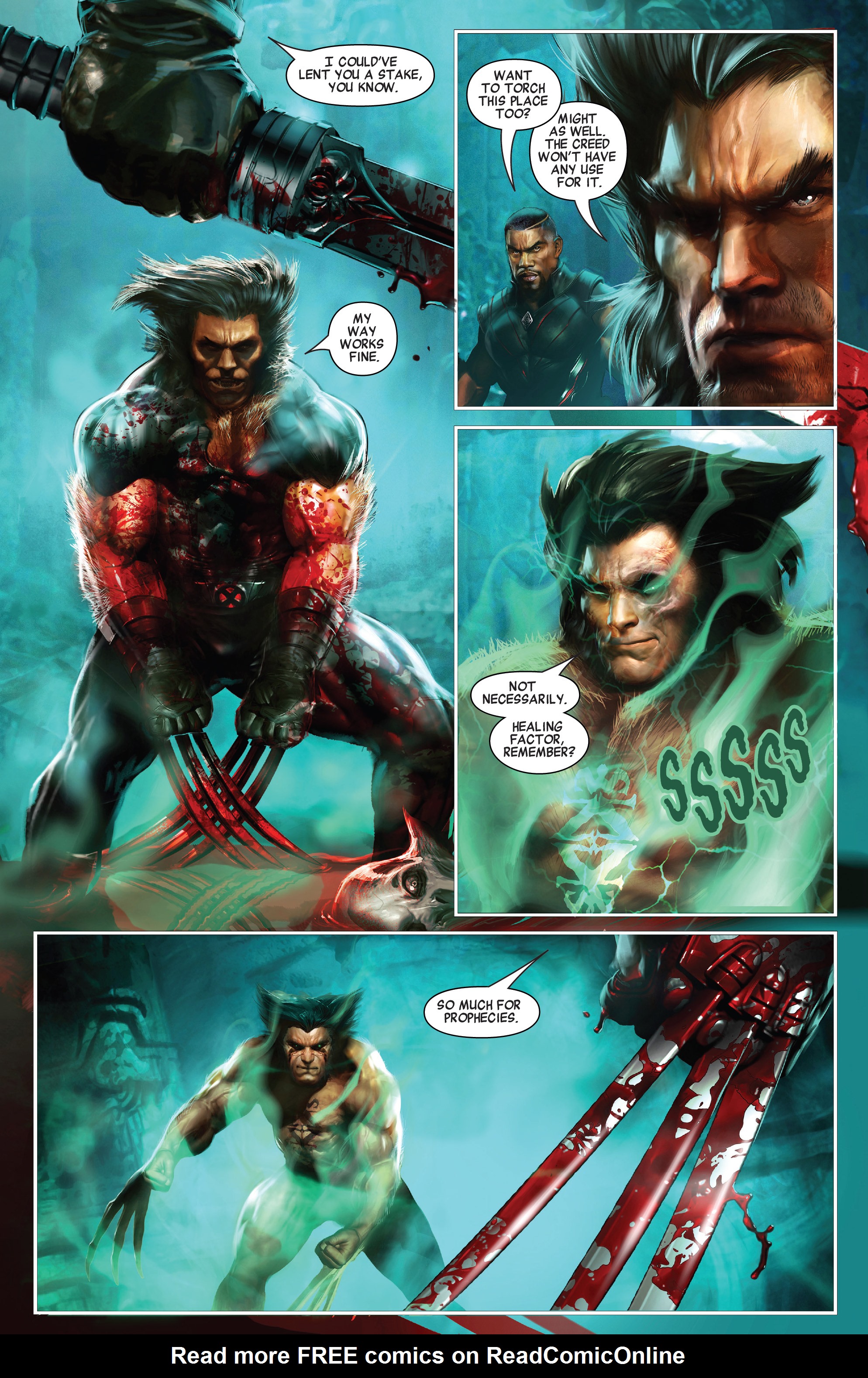 Read online Wolverine Vs. Blade Special comic -  Issue # Full - 35