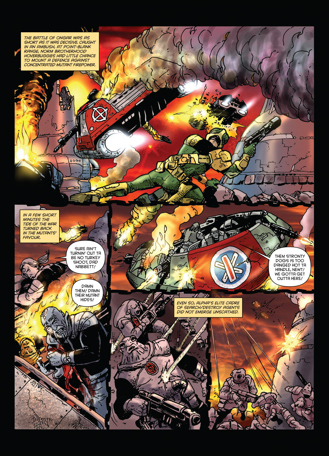 Read online Strontium Dog: The Life and Death of Johnny Alpha: Dogs of War comic -  Issue # TPB - 108