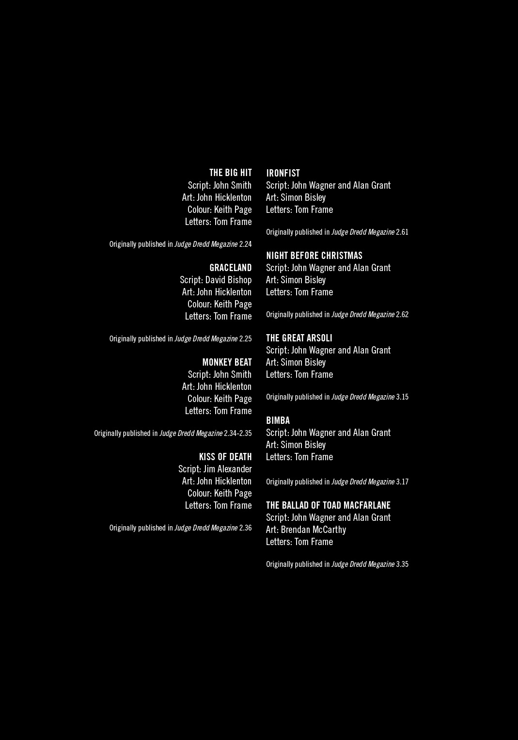 Read online Judge Dredd [Collections - Rebellion] comic -  Issue # TPB Judge Dredd - Heavy Metal Dredd - 6