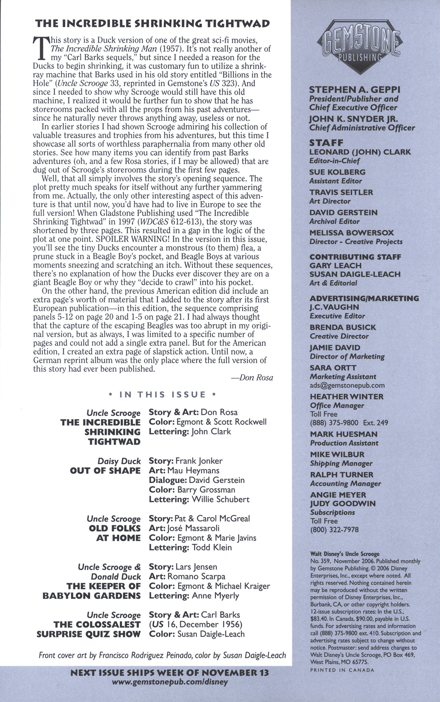 Read online Uncle Scrooge (1953) comic -  Issue #359 - 2