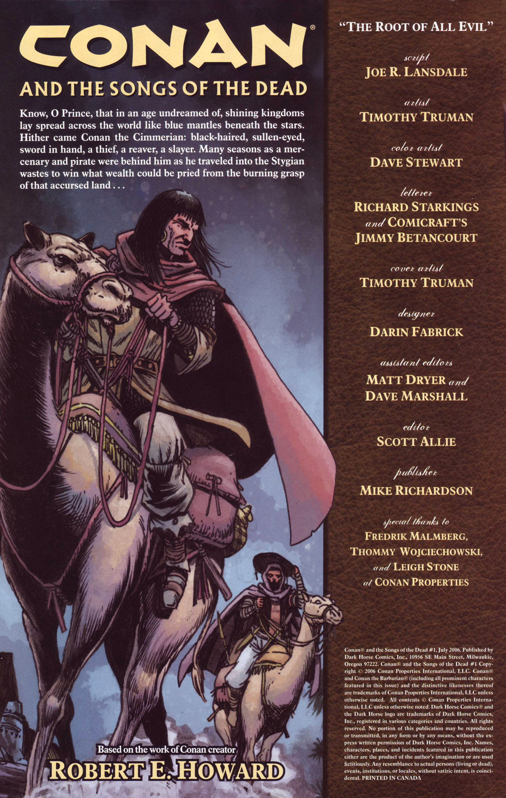 Read online Conan and the Songs of the Dead comic -  Issue #1 - 2