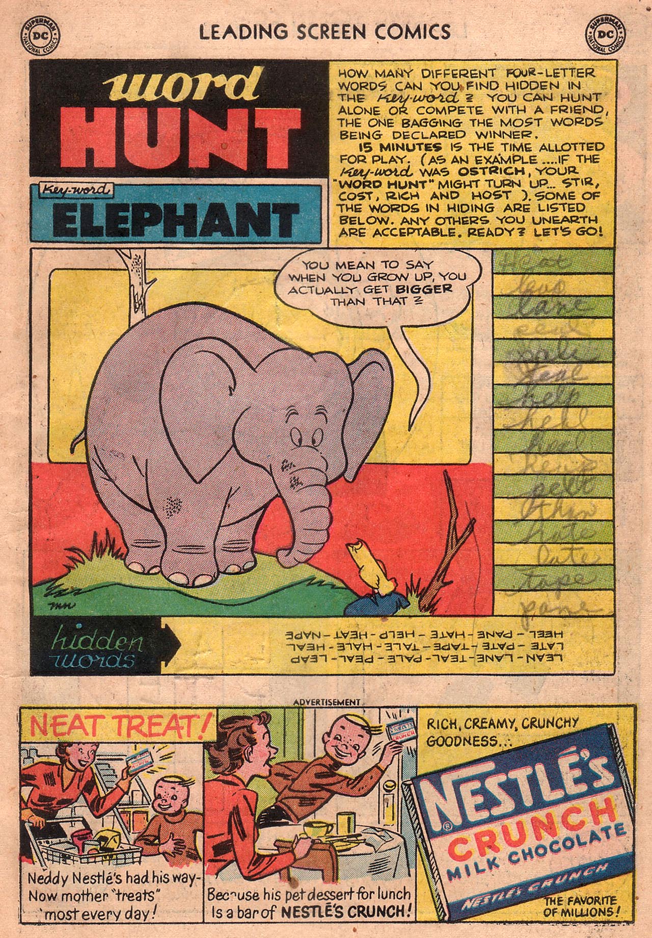 Read online Leading Screen Comics comic -  Issue #50 - 39