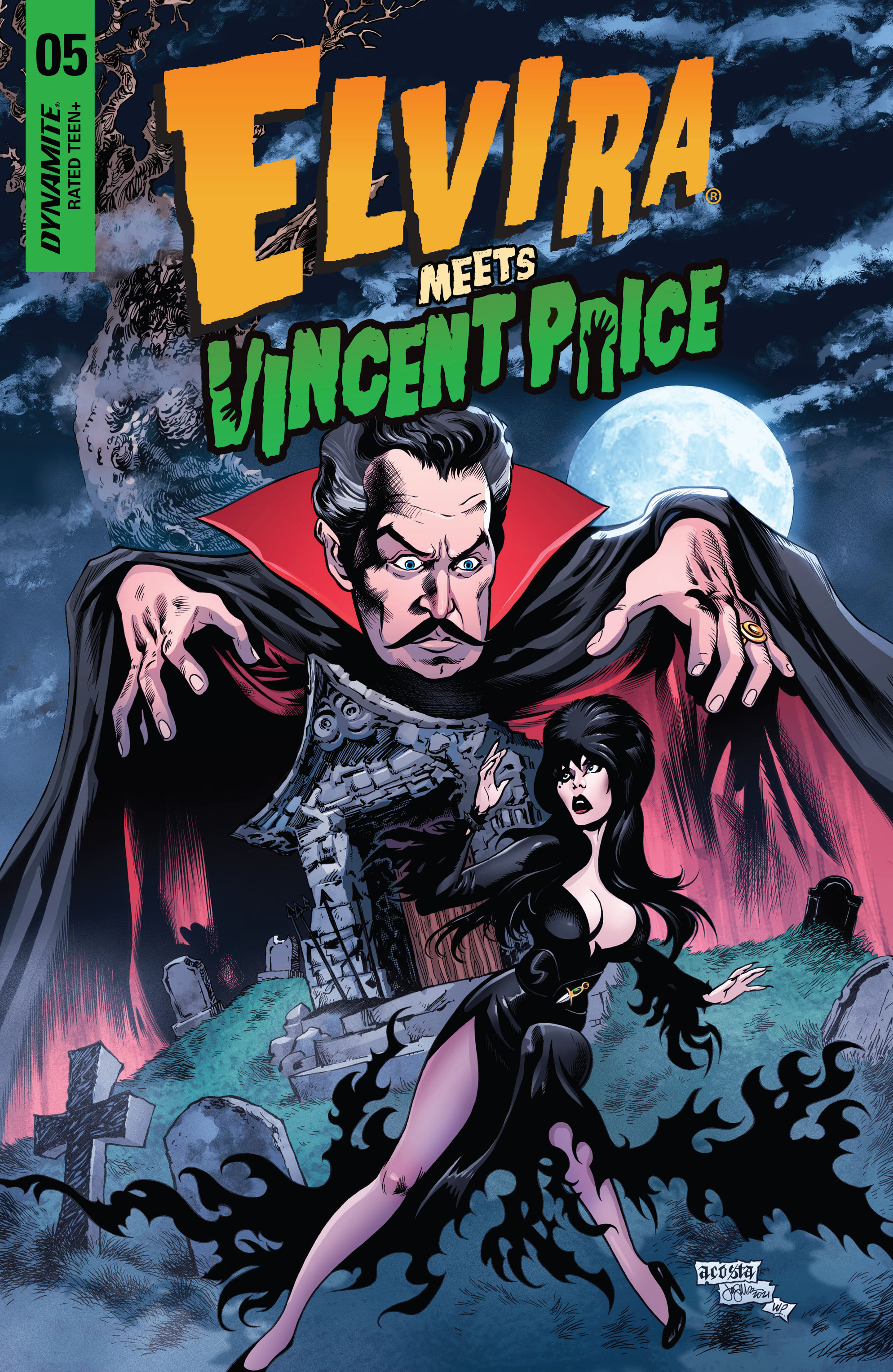 Read online Elvira Meets Vincent Price comic -  Issue #5 - 1