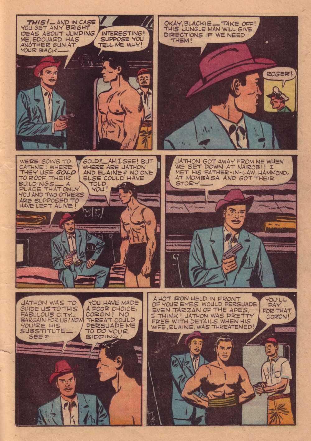 Read online Tarzan (1948) comic -  Issue #22 - 29