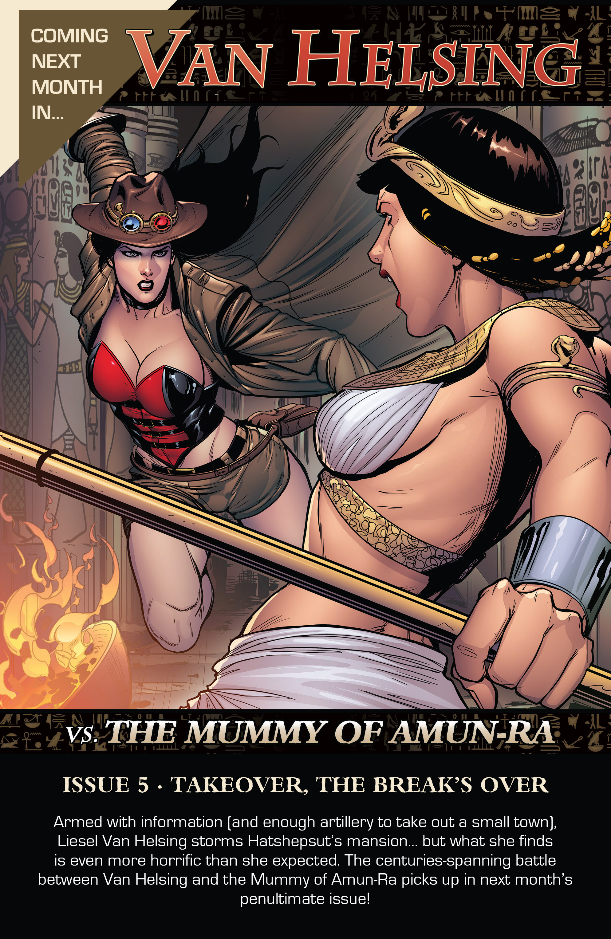 Read online Van Helsing vs The Mummy of Amun-Ra comic -  Issue #4 - 25