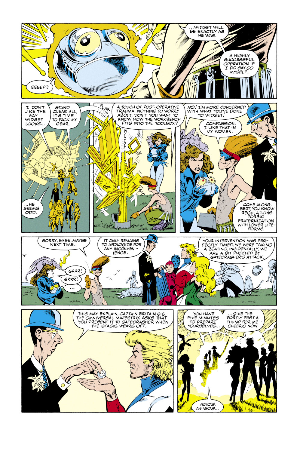 Read online Excalibur (1988) comic -  Issue #42 - 16