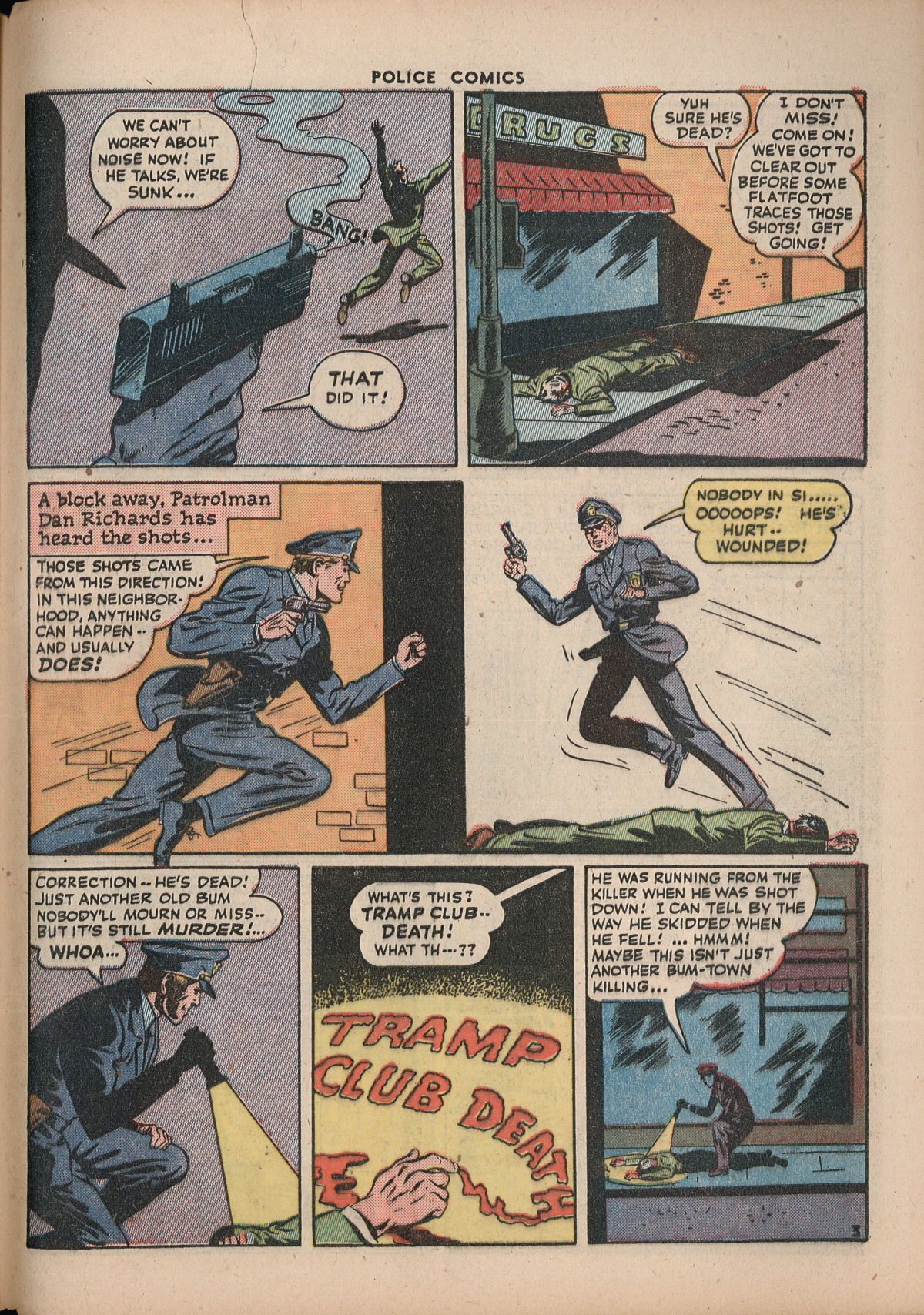 Read online Police Comics comic -  Issue #43 - 51