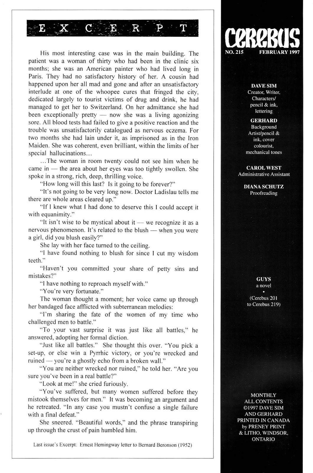 Cerebus issue 215 - Page 2