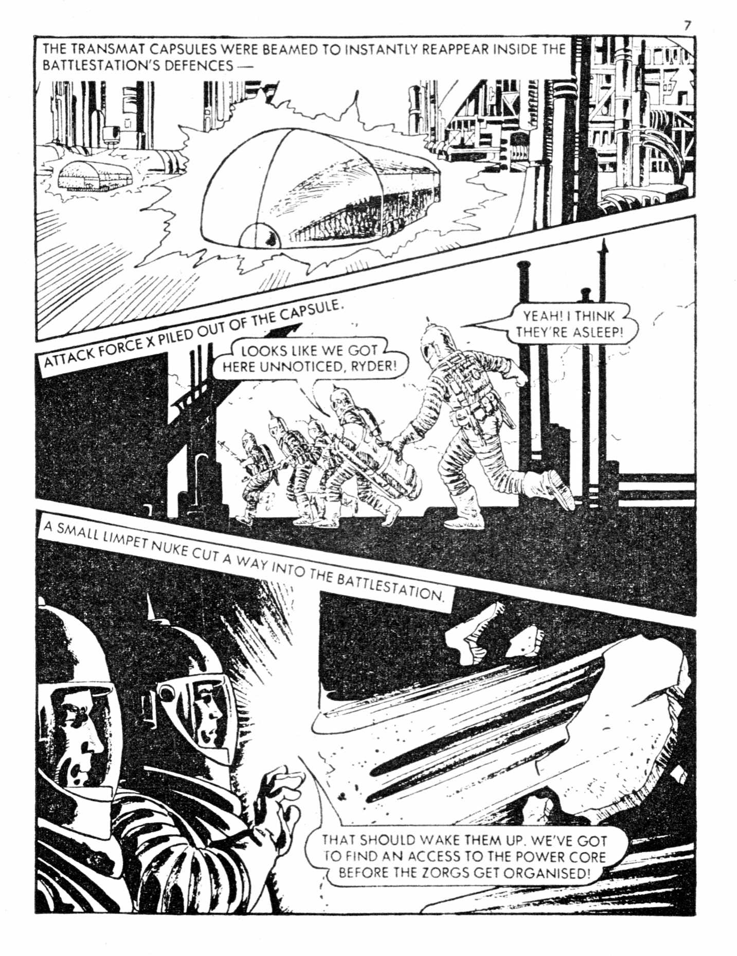 Read online Starblazer comic -  Issue #147 - 7