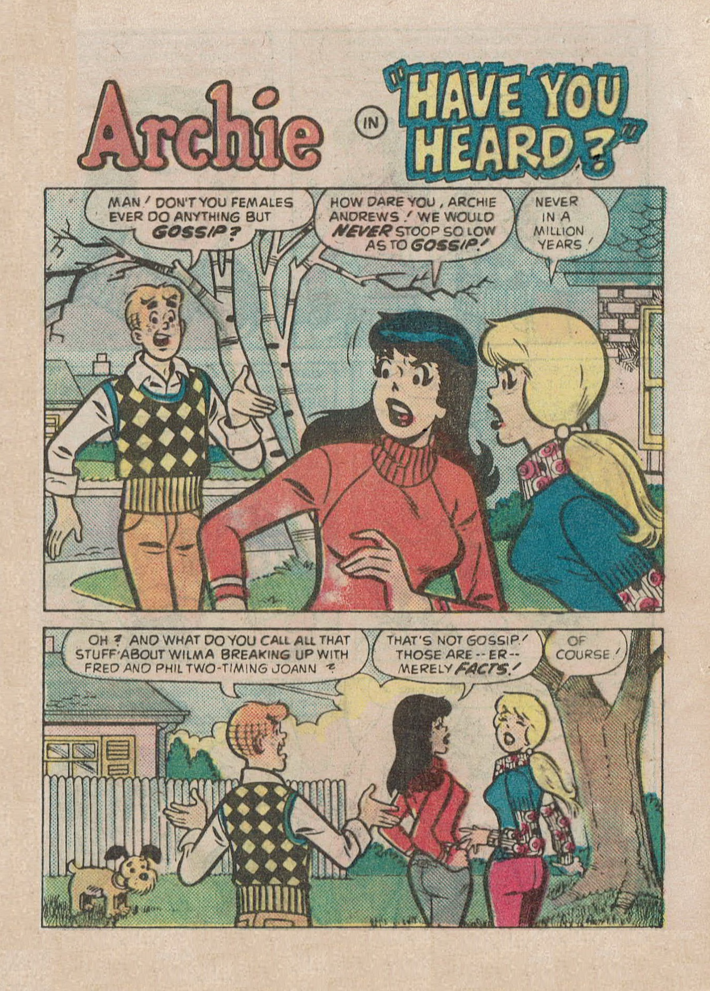 Read online Archie's Double Digest Magazine comic -  Issue #28 - 217