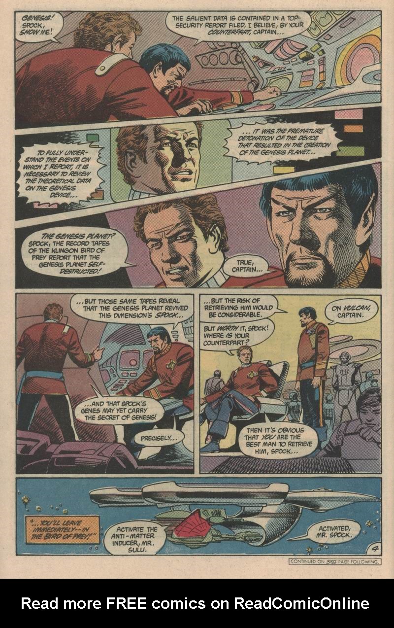 Read online Star Trek (1984) comic -  Issue #11 - 5