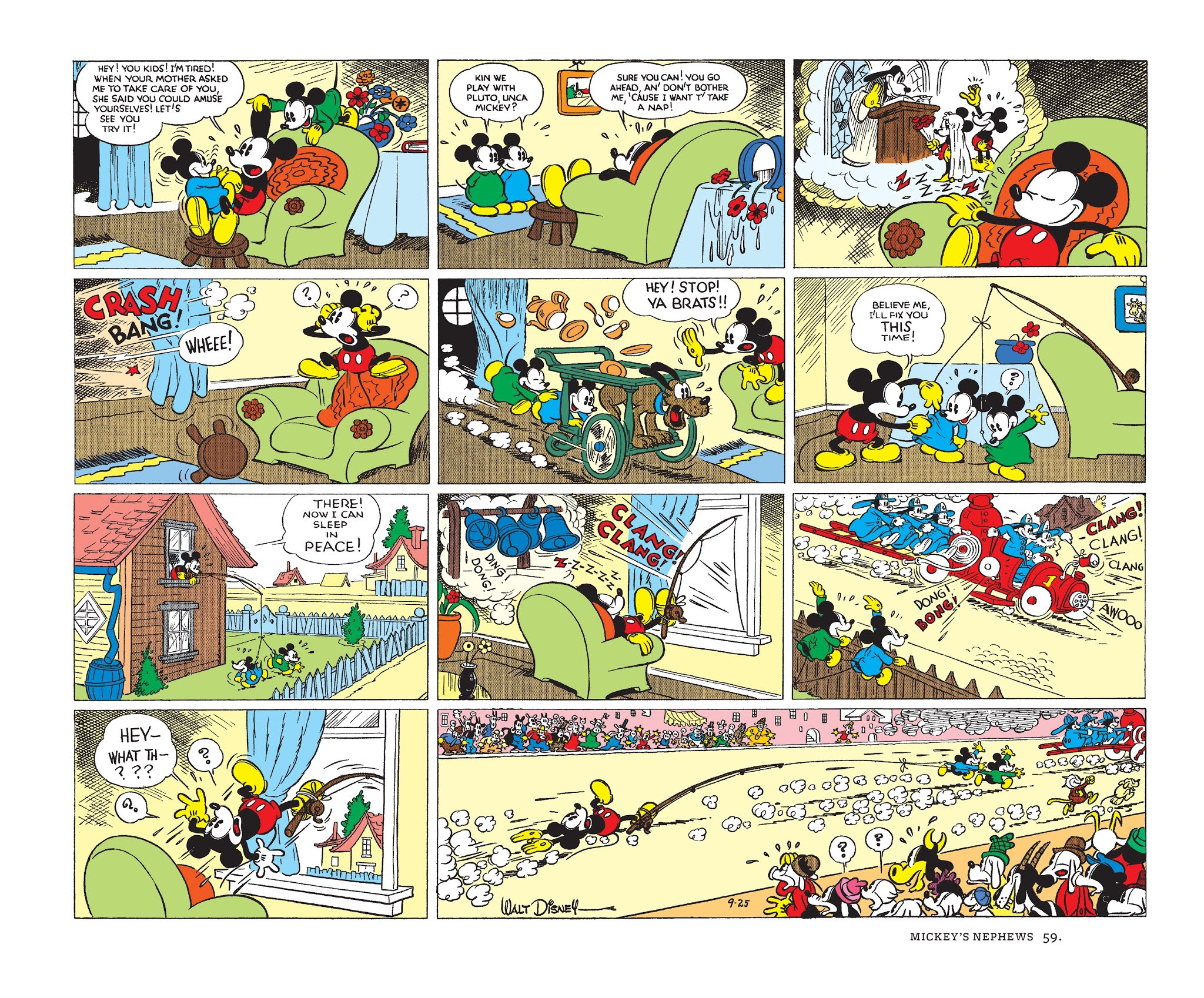 Read online Walt Disney's Mickey Mouse Color Sundays comic -  Issue # TPB 1 (Part 1) - 59