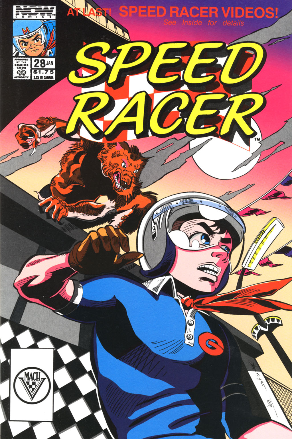 Read online Speed Racer (1987) comic -  Issue #28 - 1