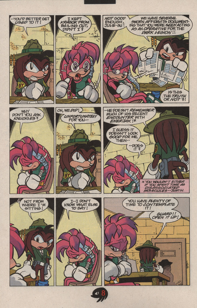 Read online Knuckles the Echidna comic -  Issue #10 - 14