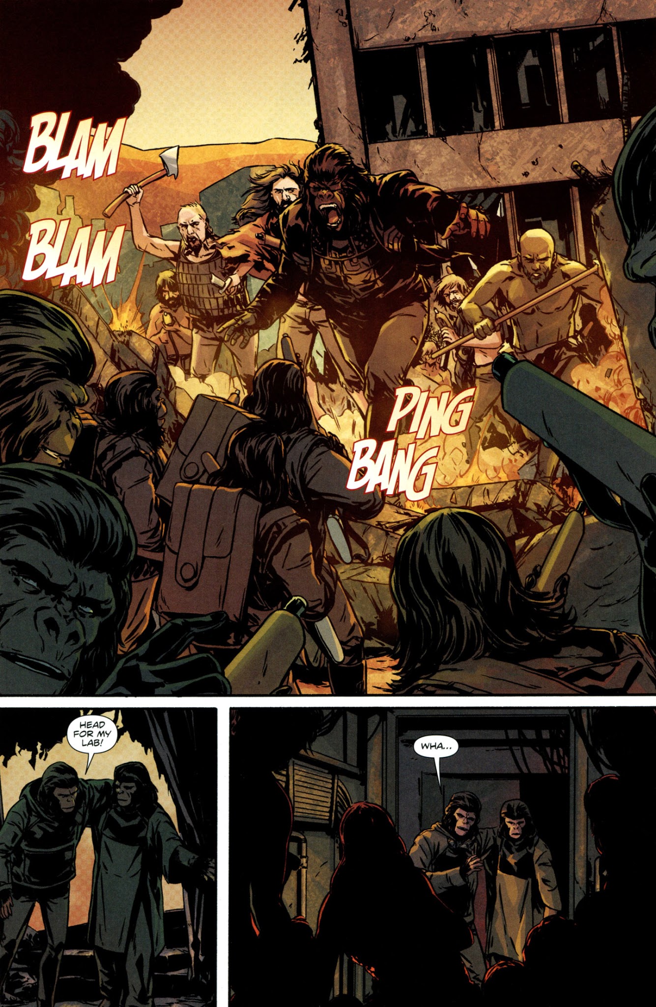 Read online Exile on the Planet of the Apes comic -  Issue #4 - 4