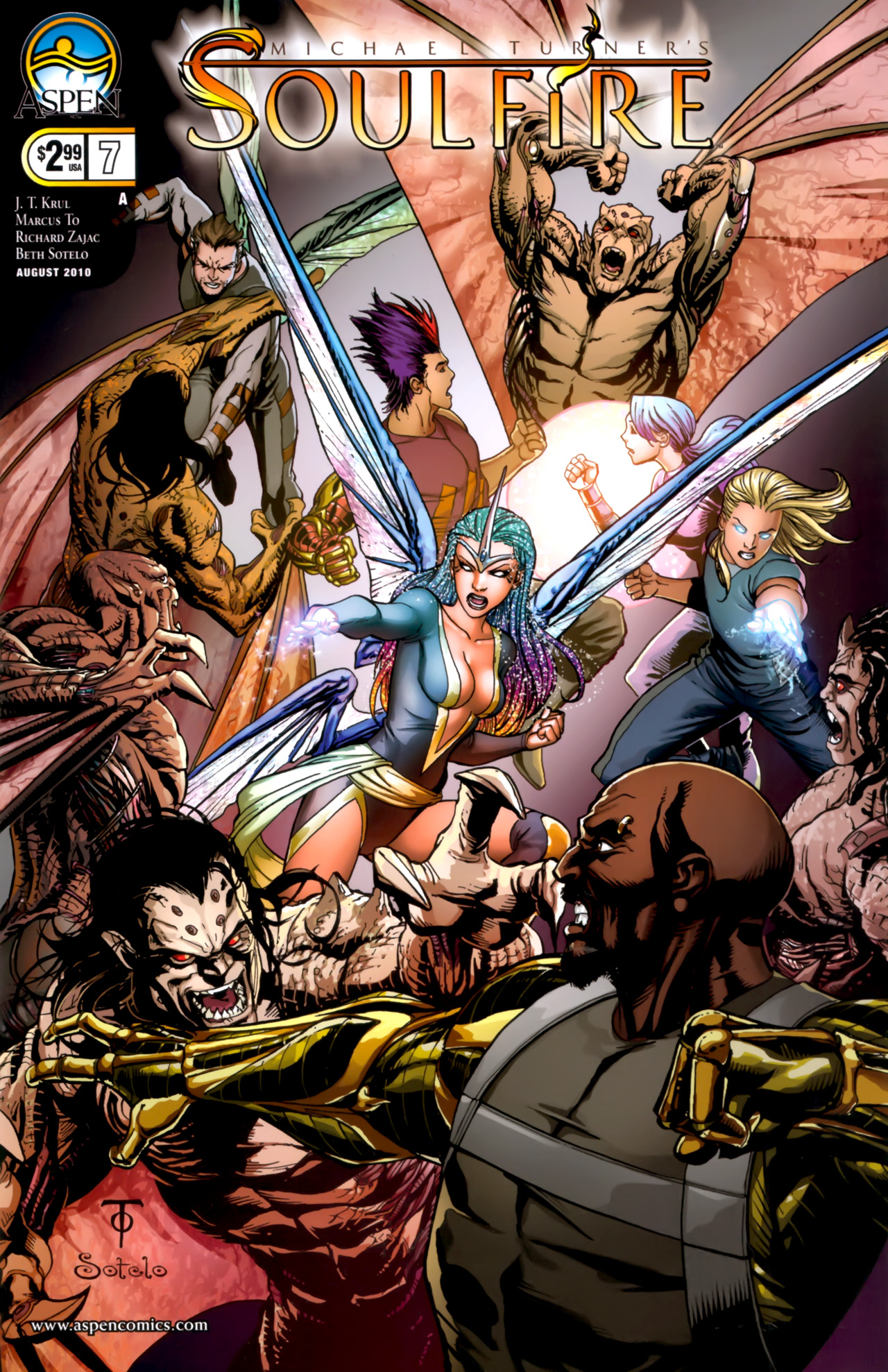 Read online Michael Turner's Soulfire (2009) comic -  Issue #7 - 1