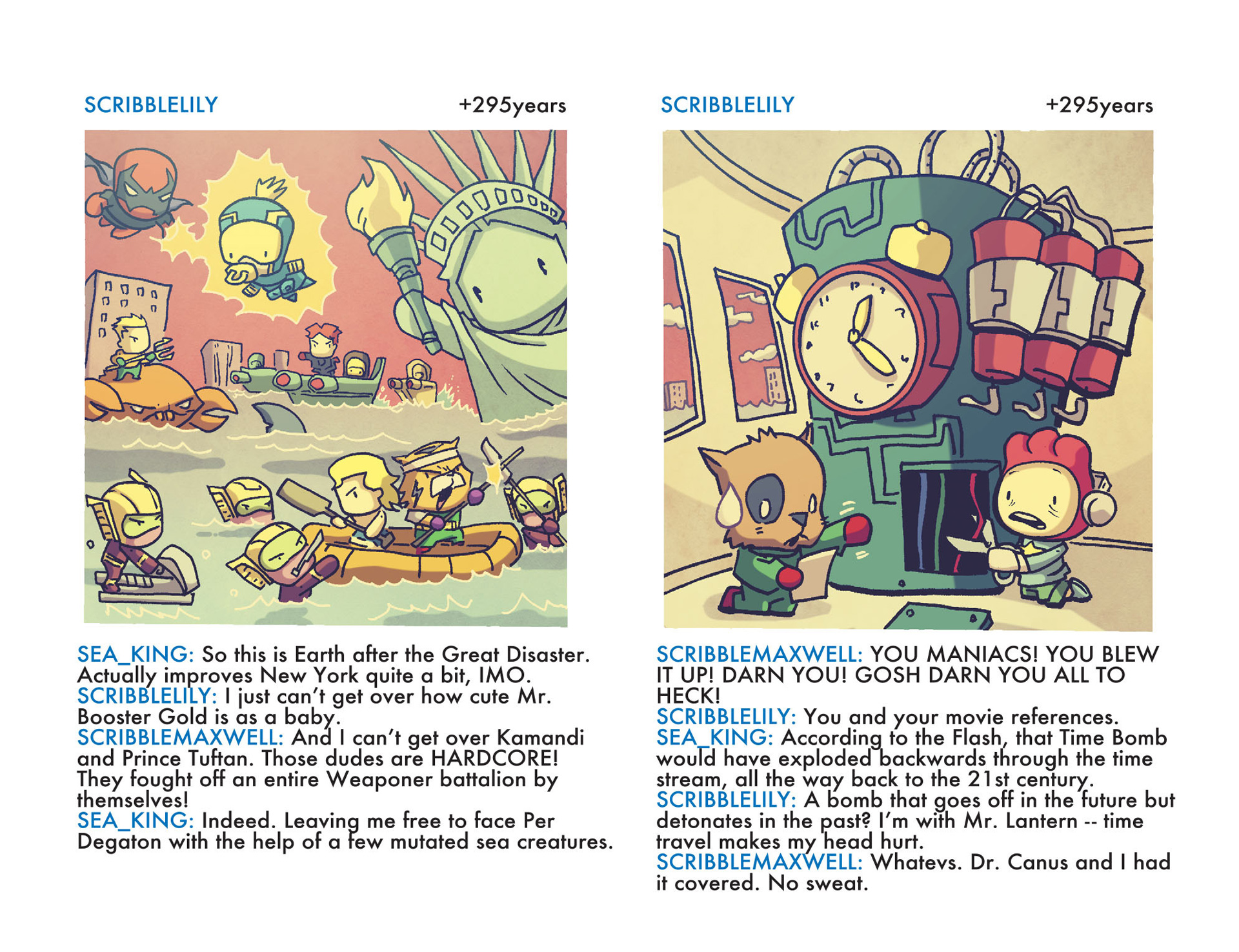 Read online Scribblenauts Unmasked: A Crisis of Imagination comic -  Issue #13 - 10