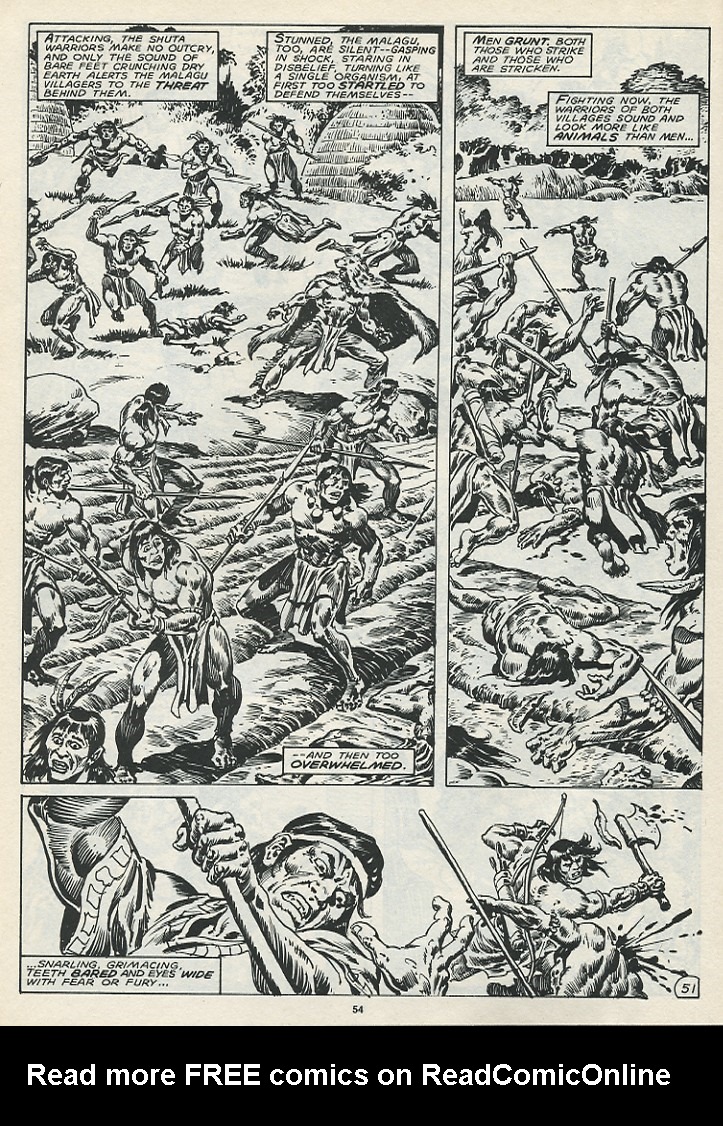 Read online The Savage Sword Of Conan comic -  Issue #167 - 56