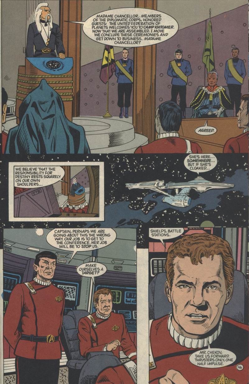 Read online Star Trek VI: The Undiscovered Country comic -  Issue # Full - 48