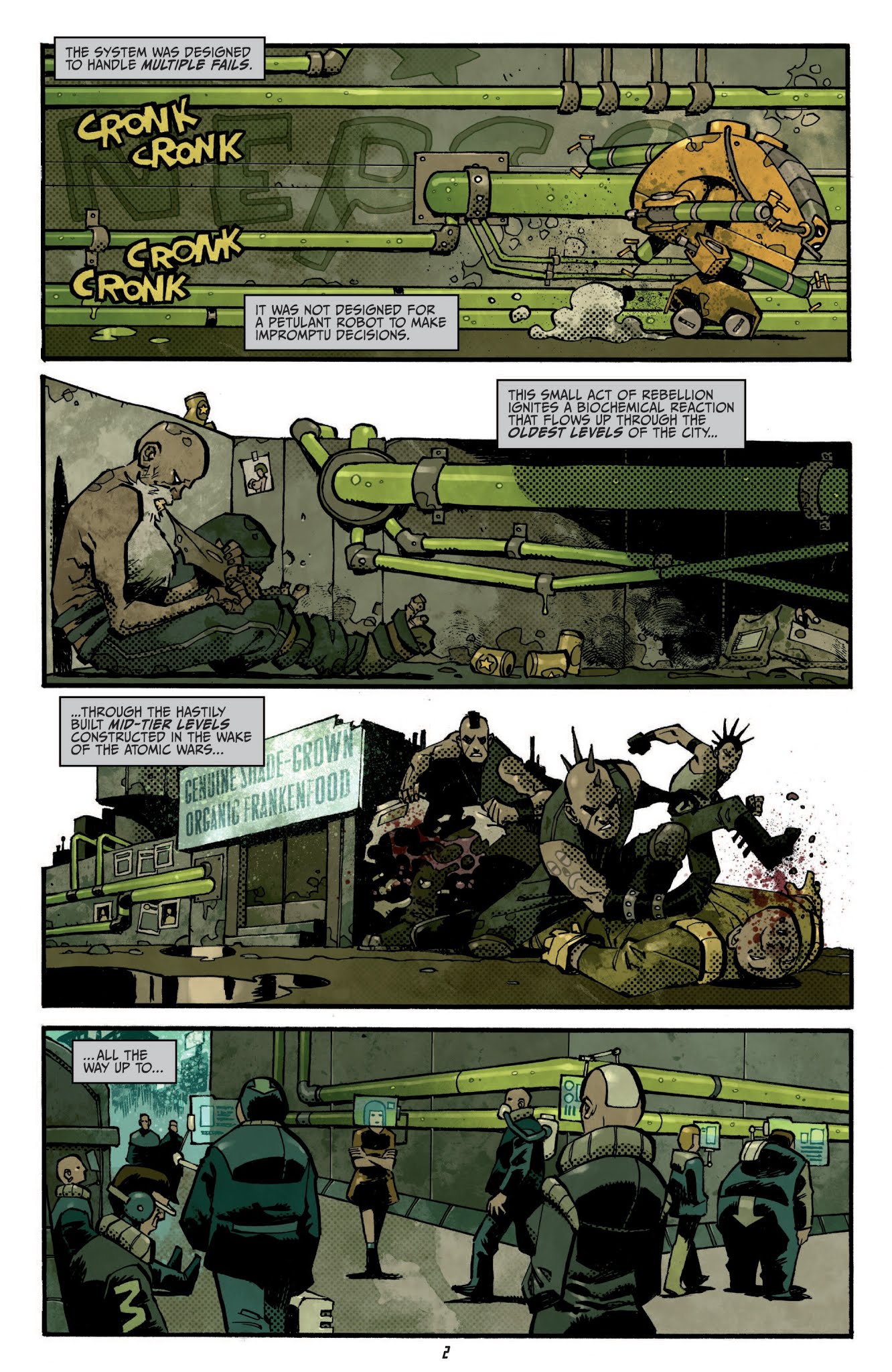 Read online Judge Dredd: Toxic comic -  Issue #1 - 30