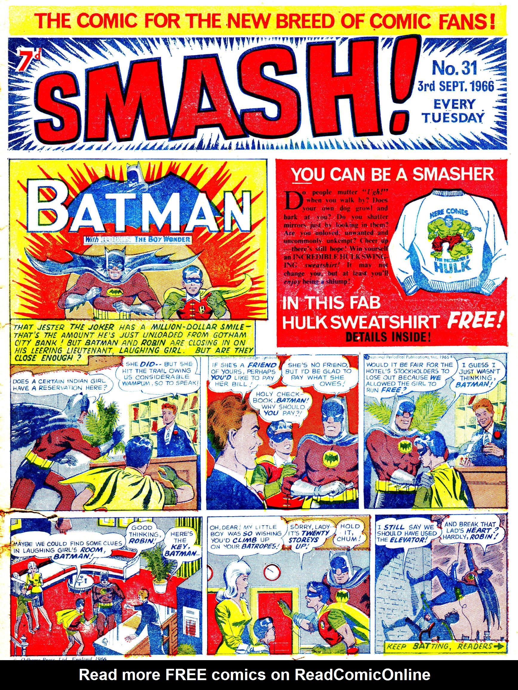 Read online Smash! (1966) comic -  Issue #31 - 1