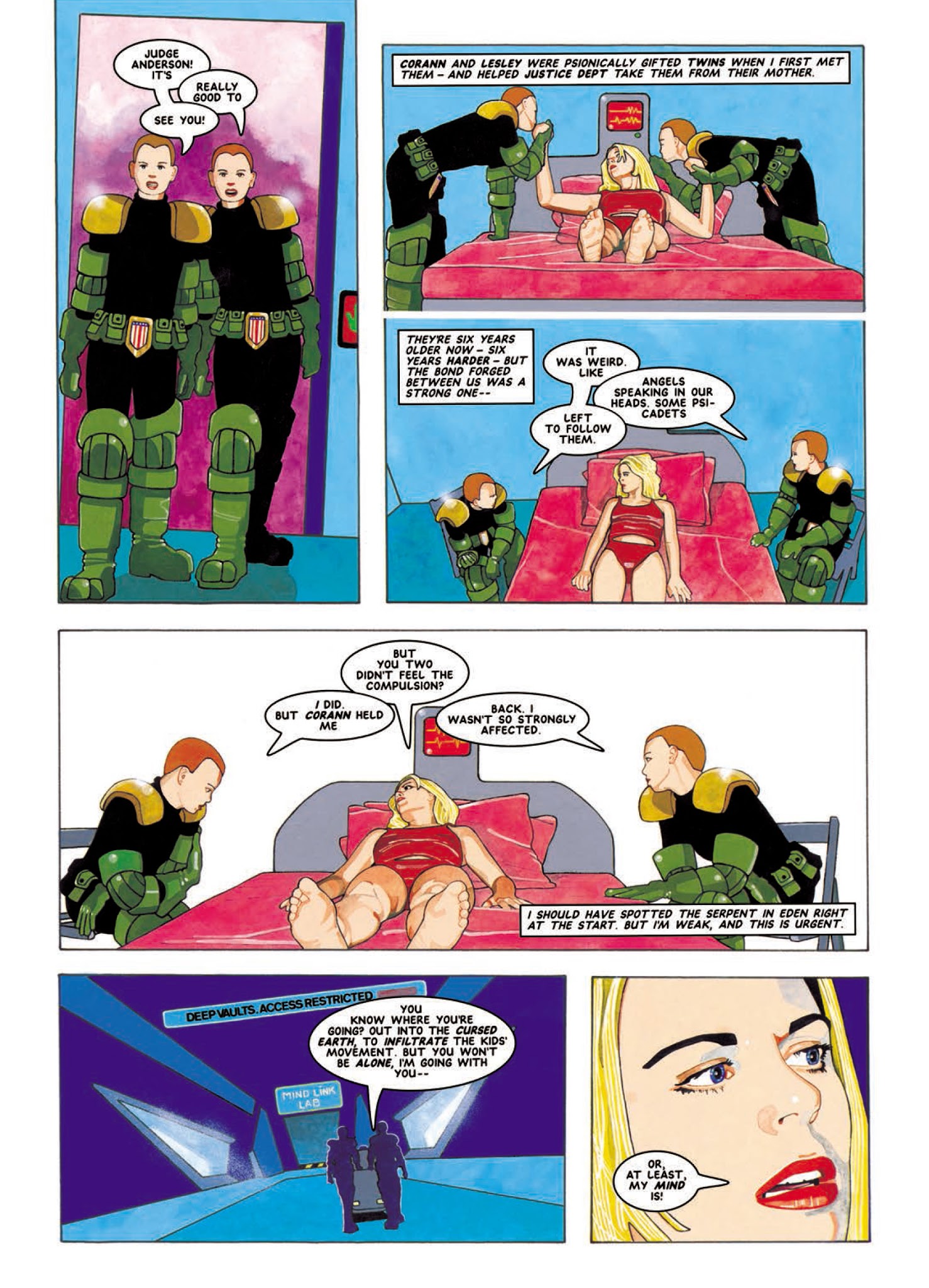 Read online Judge Anderson: The Psi Files comic -  Issue # TPB 3 - 186