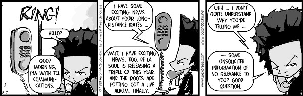 Read online The Boondocks Collection comic -  Issue # Year 1999 - 111