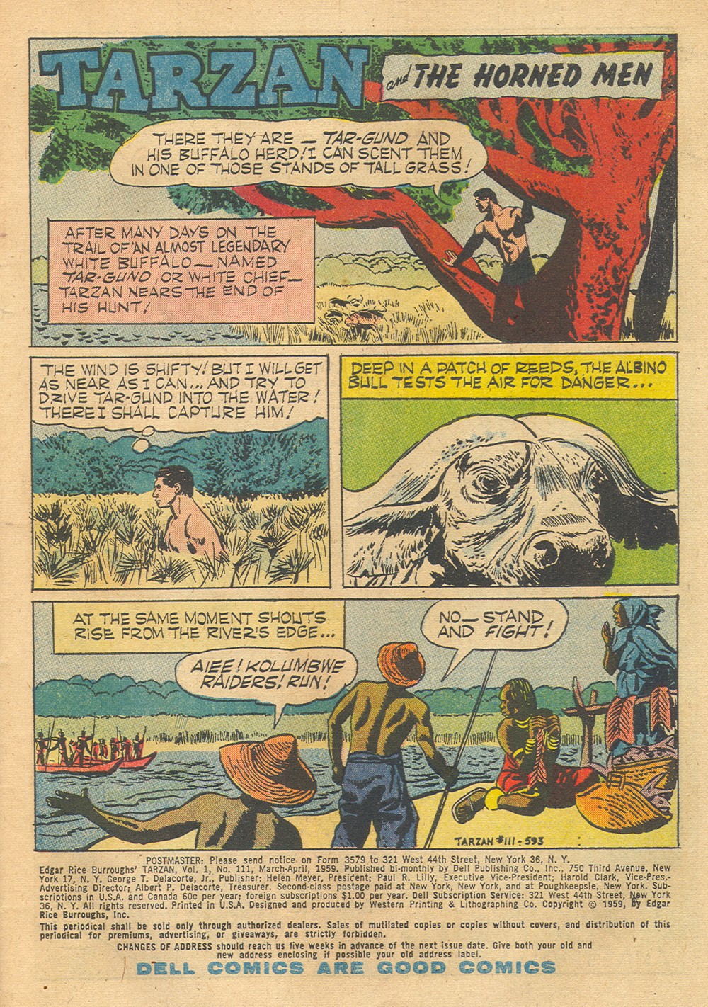 Read online Tarzan (1948) comic -  Issue #111 - 3