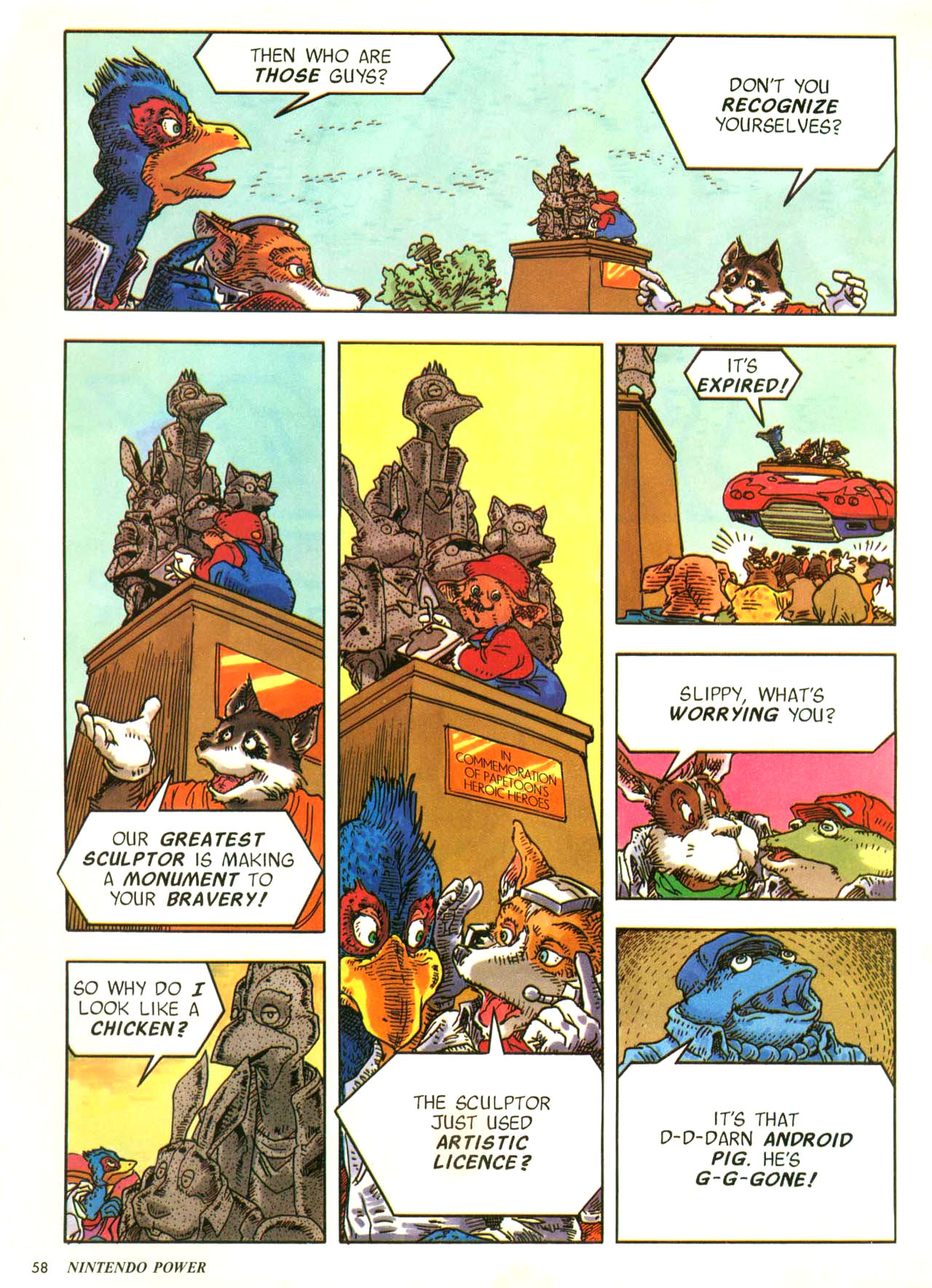 Read online Nintendo Power comic -  Issue #54 - 61