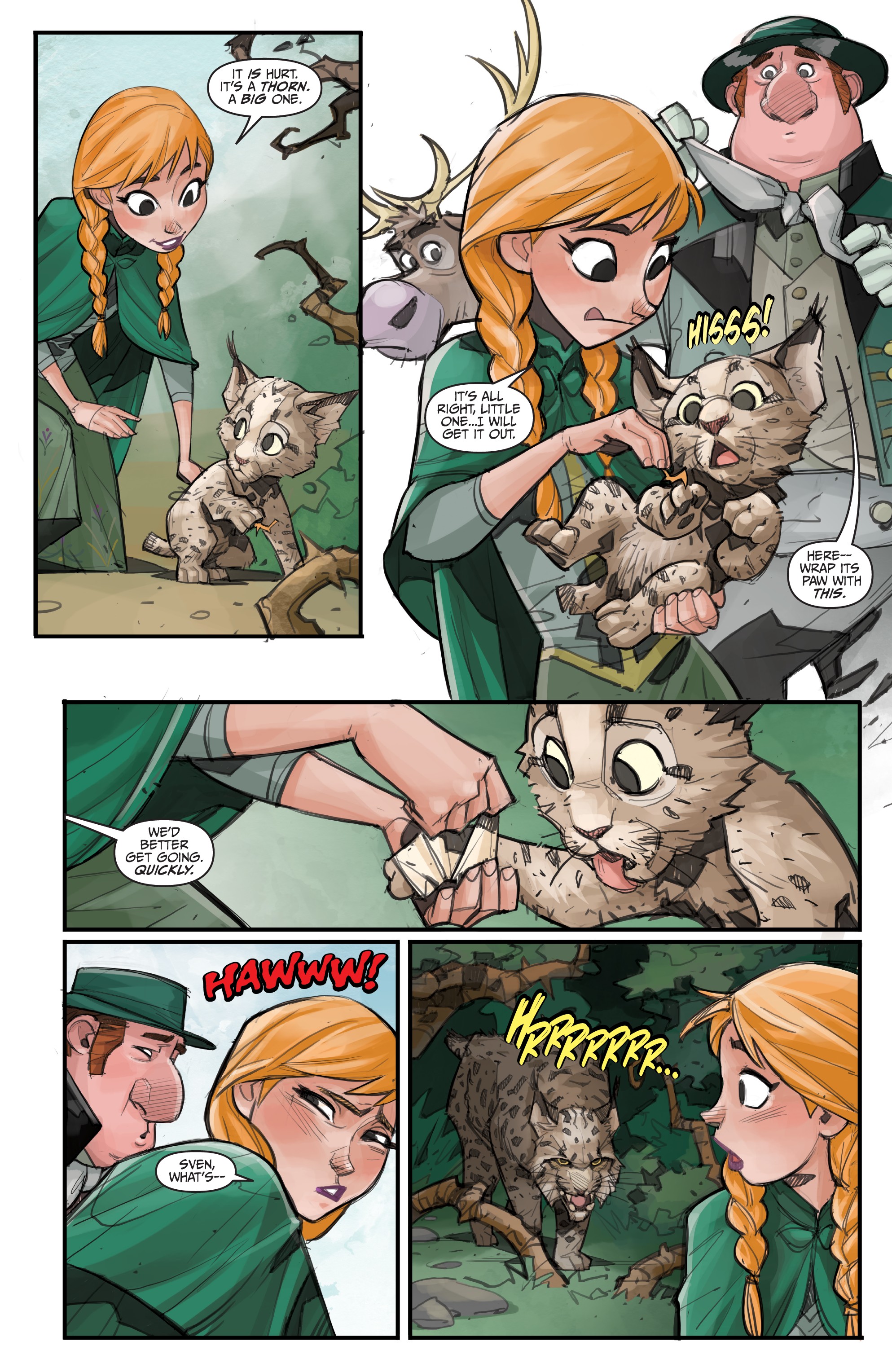 Read online Disney Frozen: Reunion Road comic -  Issue #3 - 4
