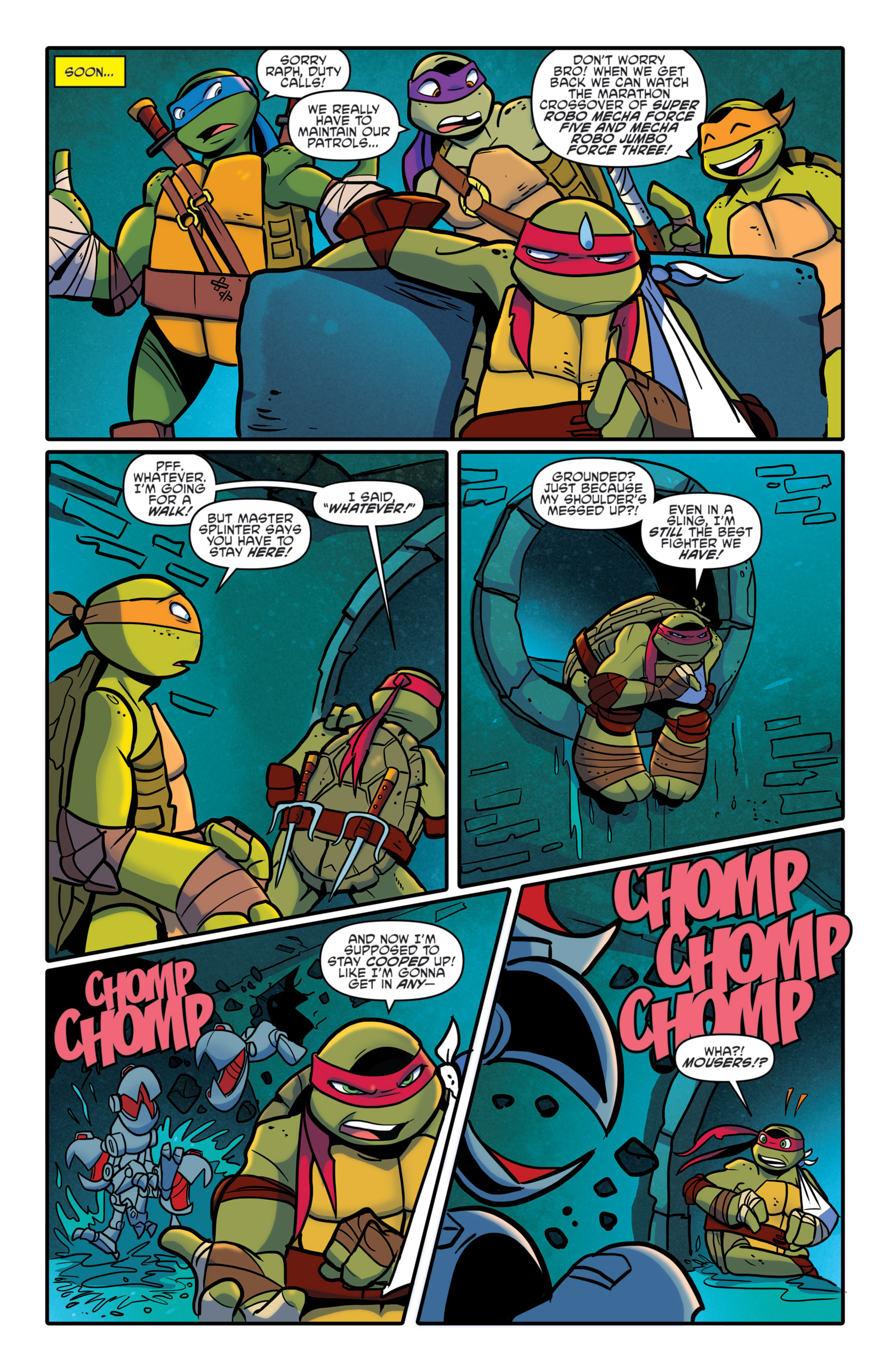 Read online Teenage Mutant Ninja Turtles New Animated Adventures comic -  Issue #13 - 16